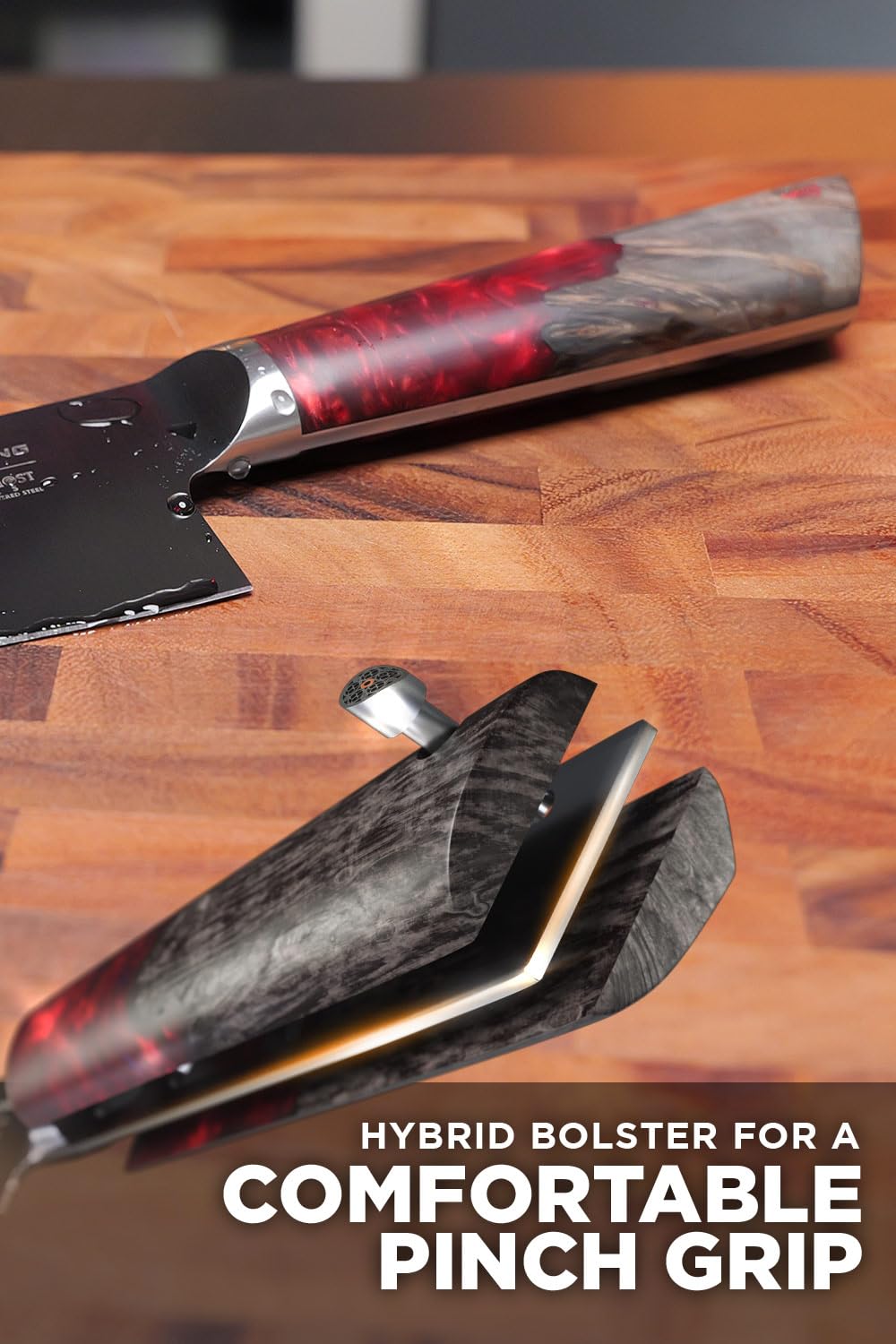 Dalstrong 8" Chef Knife - S35VN Powdered Steel — Amazon image 5