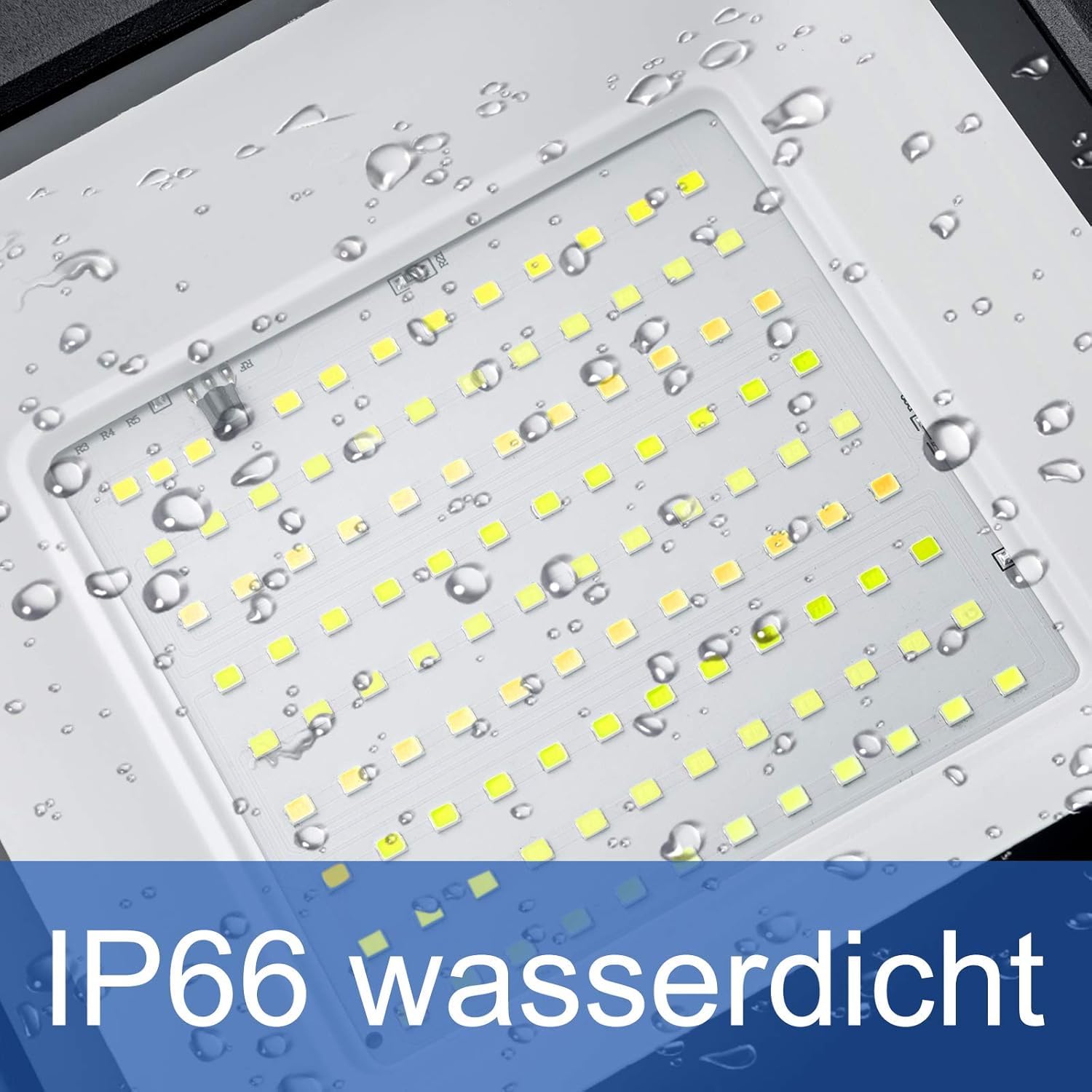 FIVMEN Baustrahler 2x100W 8500LM LED Strahler Arbeitsleuchte mit Verstellbarer Stativ und 3m Kabel Stecker Baulampe Arbeitsscheinwerfer Wasserdicht IP66 für Garage Werkstatt Baustelle, Kaltweiß