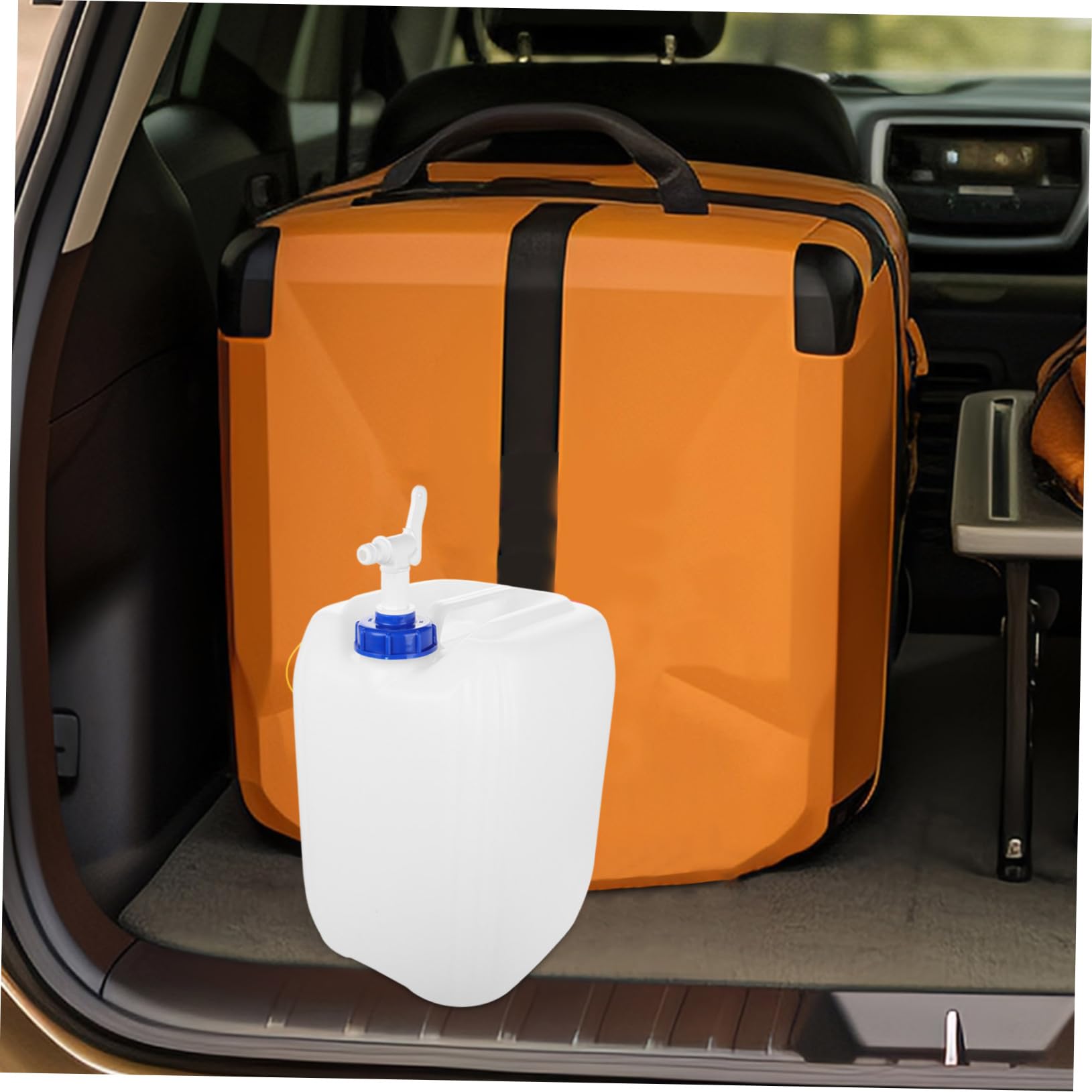 Tanica Acqua 20l con Rubinetto, Hdpe Resistente, Design Anti-Perdita, Portatile per Campeggio e Viaggio all’Aperto