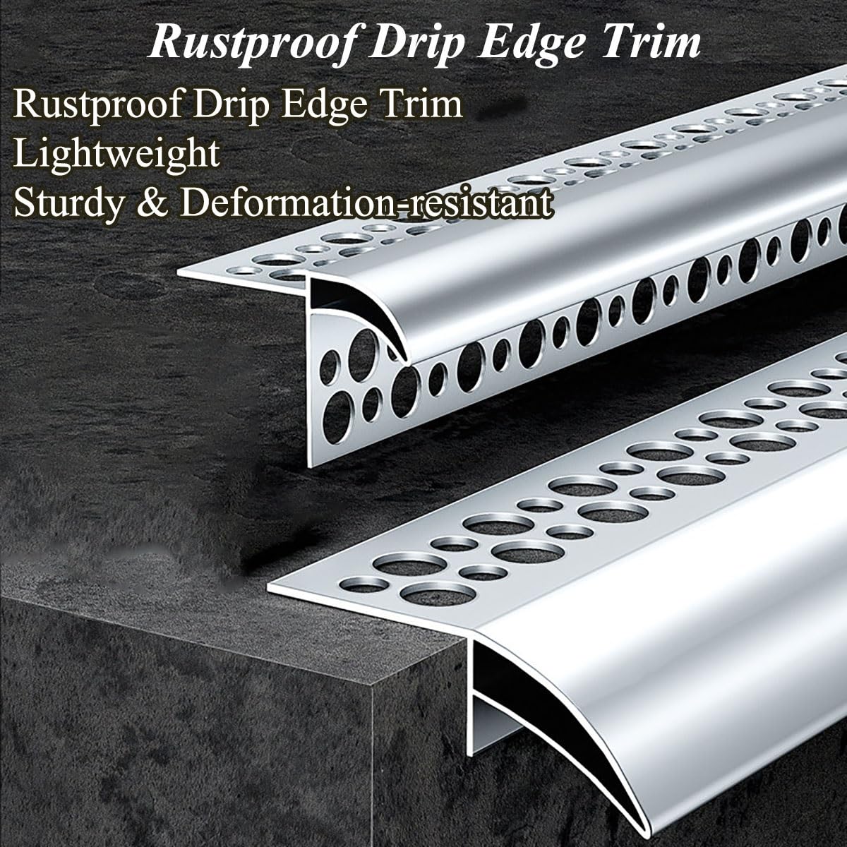 Krawędź kroplowa ze stopu aluminium
