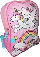 Vista 5 de Accessory Innovations Hello Kitty Mochila de tamaño completo de 16 pulgadas con lonchera desmontable