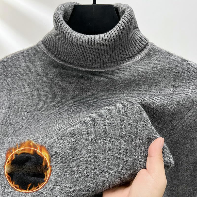 Pull col montant homme chic et polyvalent à manches longues - 6