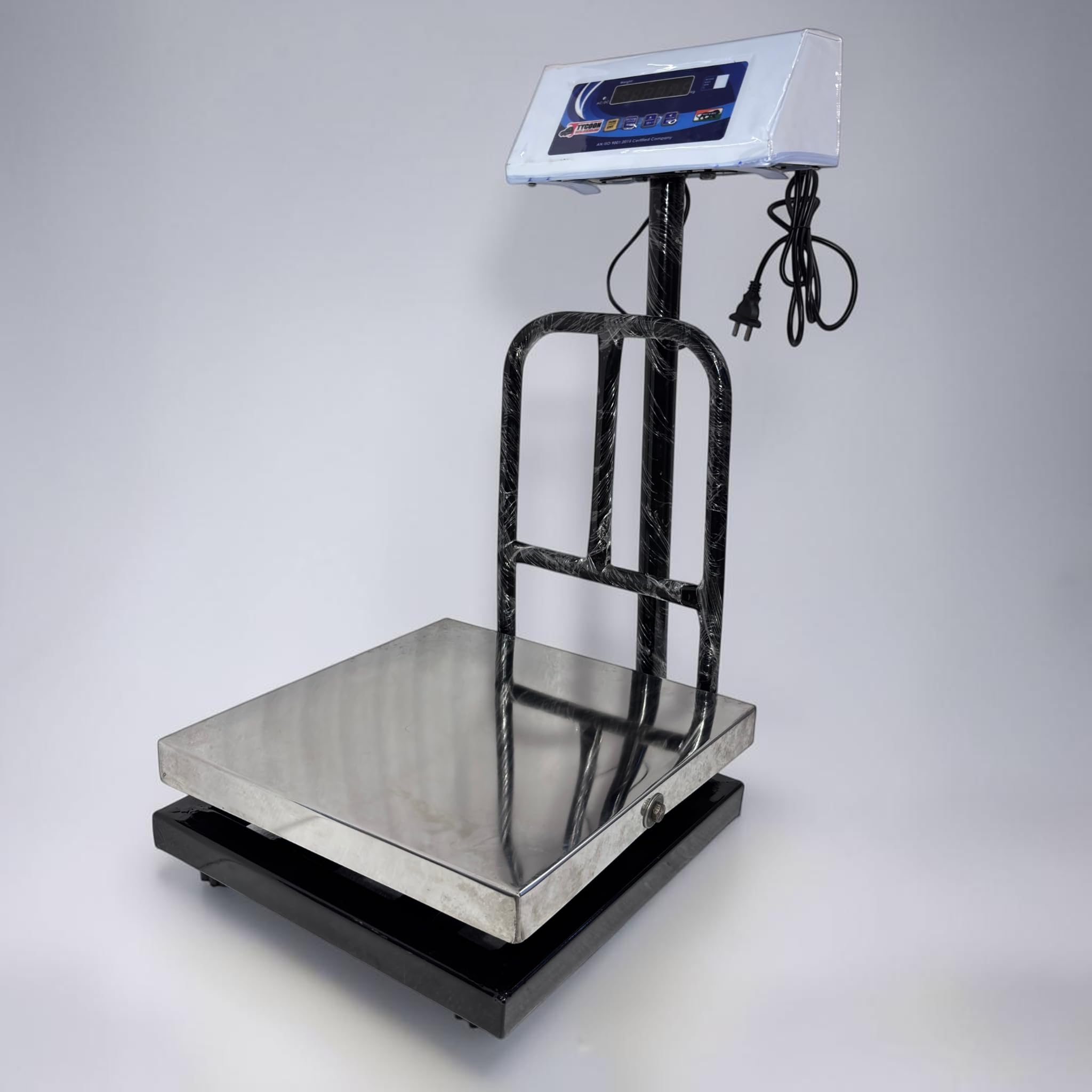 TYCOON 150 kg x 10 g Accuracy Electronic Platform Weighing Scale| 14 x 14" (350x350mm) Stainless Steel Top Plate| Heavy-Duty MS Body | Digital Weight Machine for Grocery, Industrial & Agricultural Use-image-27