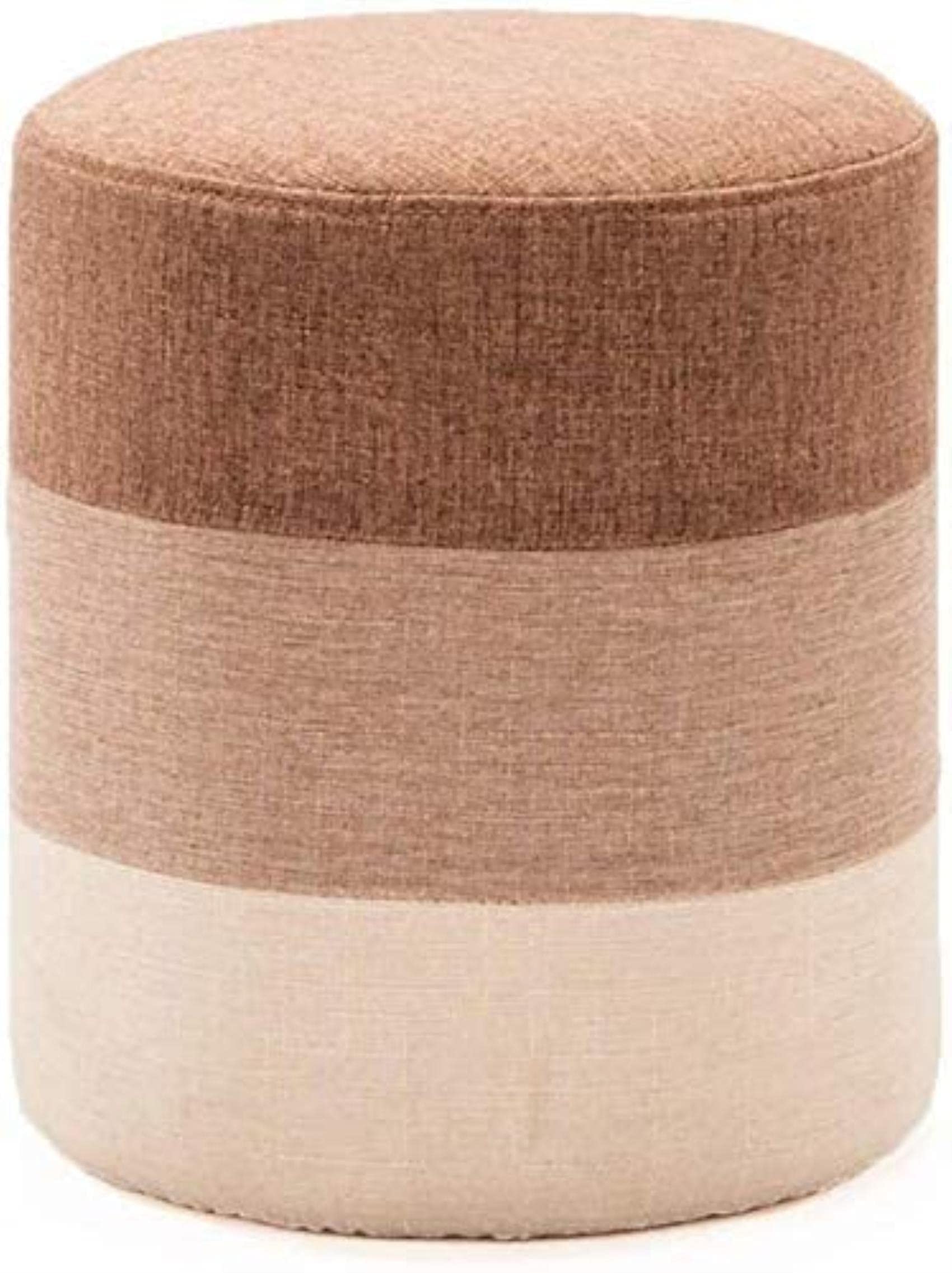 Repose-pieds de rangement pour gagner de la place et pouf rond de salon confortable