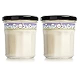 MRS. MEYER'S CLEAN DAY Soy Aromatherapy Candle, 35 Hour Burn Time, Made with Soy Wax and Essential Oils, Compassion Flower, 7.2 oz - Pack of 2