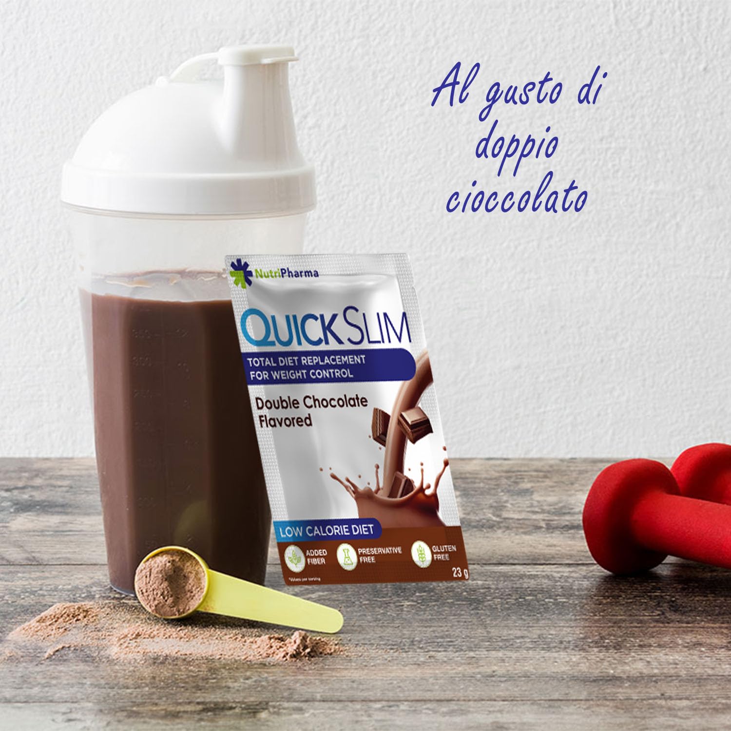 Frullato Sostitutivo Del Pasto Quick Slim per la Perdita Di Peso, 30 Pasti, 20 g di Proteine, 27 Vitamine e Minerali, Fibre Alimentari, Senza Glutine (Pacchetto varietà)