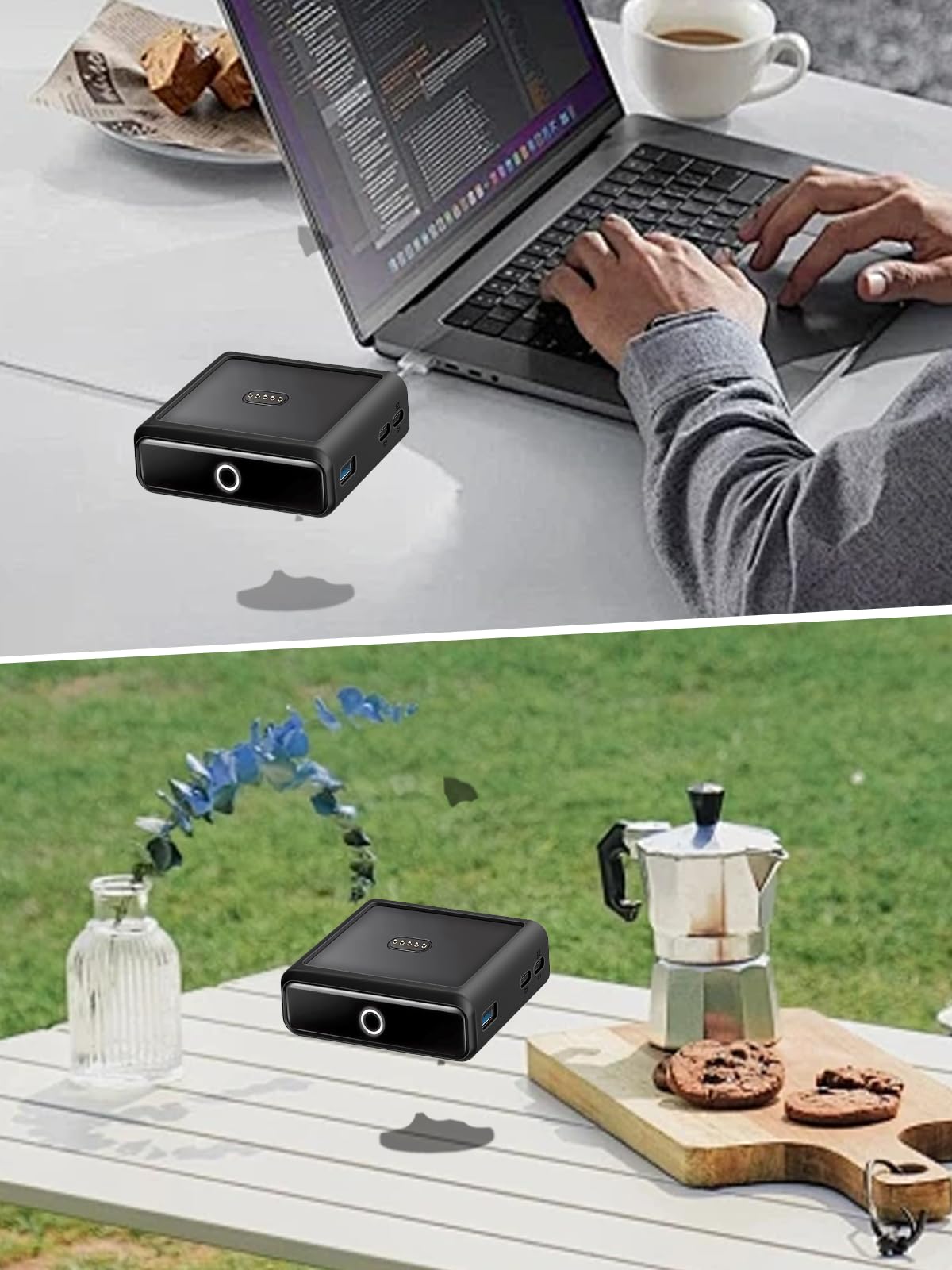 Etui na podstawkę ładującą Anker Prime 100 W, silikonowy pokrowiec ochronny do bazy ładującej Anker 100 W – wielokrotnego prania, kompleksowa ochrona (czarne)