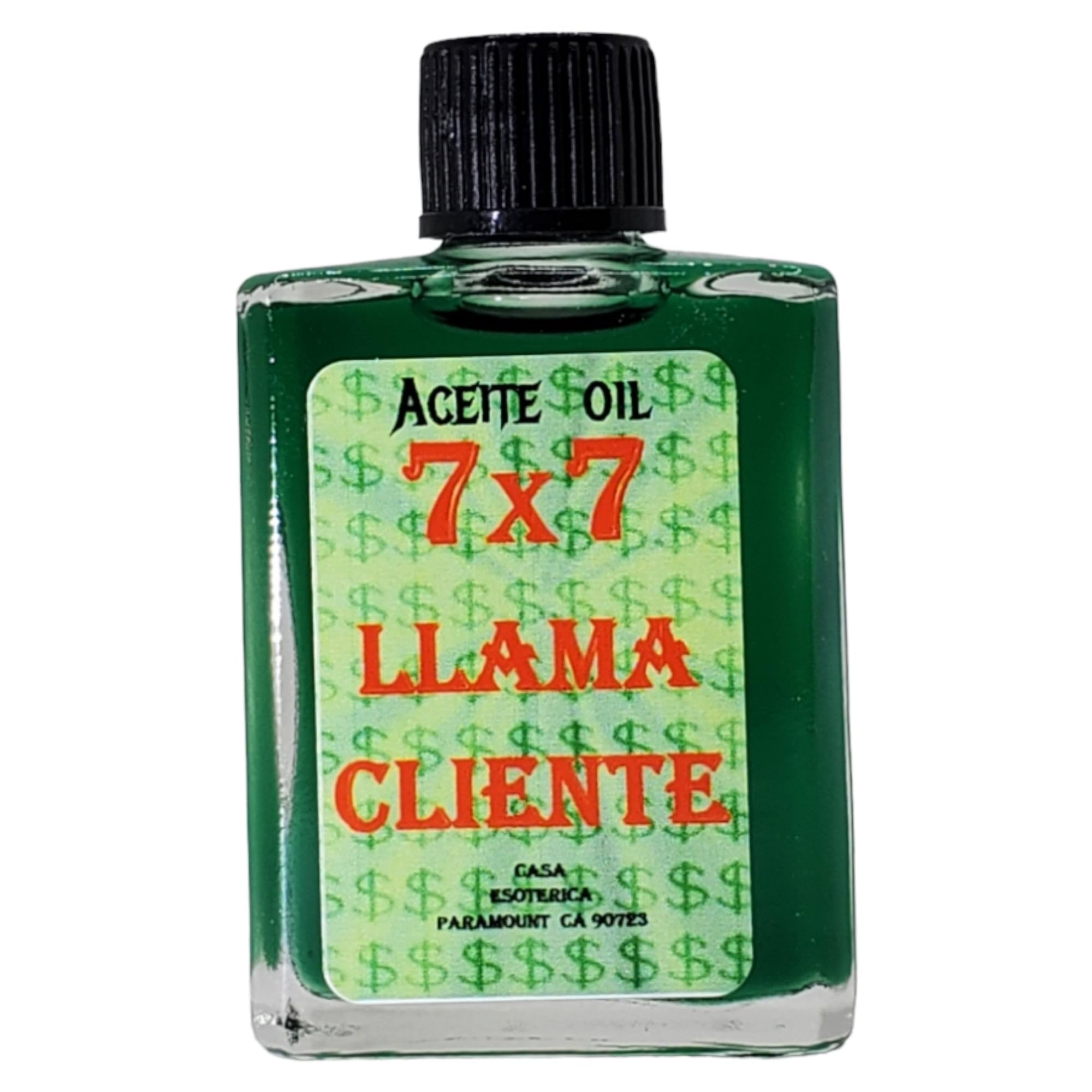 MAGICK SPACE 7x7 Attract Customers Oil (7x7 Llama Cliente Aceite) Spiritual Anointing Oil by CASA ESOTERICA - Increase Business Sales & Customer Traffic - Boost Your Profits Today!-0.5 FL OZ (1 Pack)