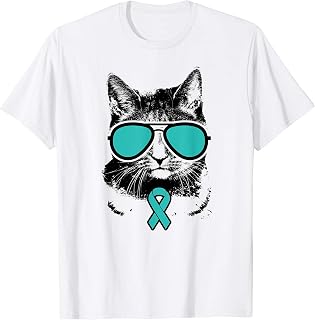 Vintage Cat PCOS Awareness Men Women Kids T-Shirt