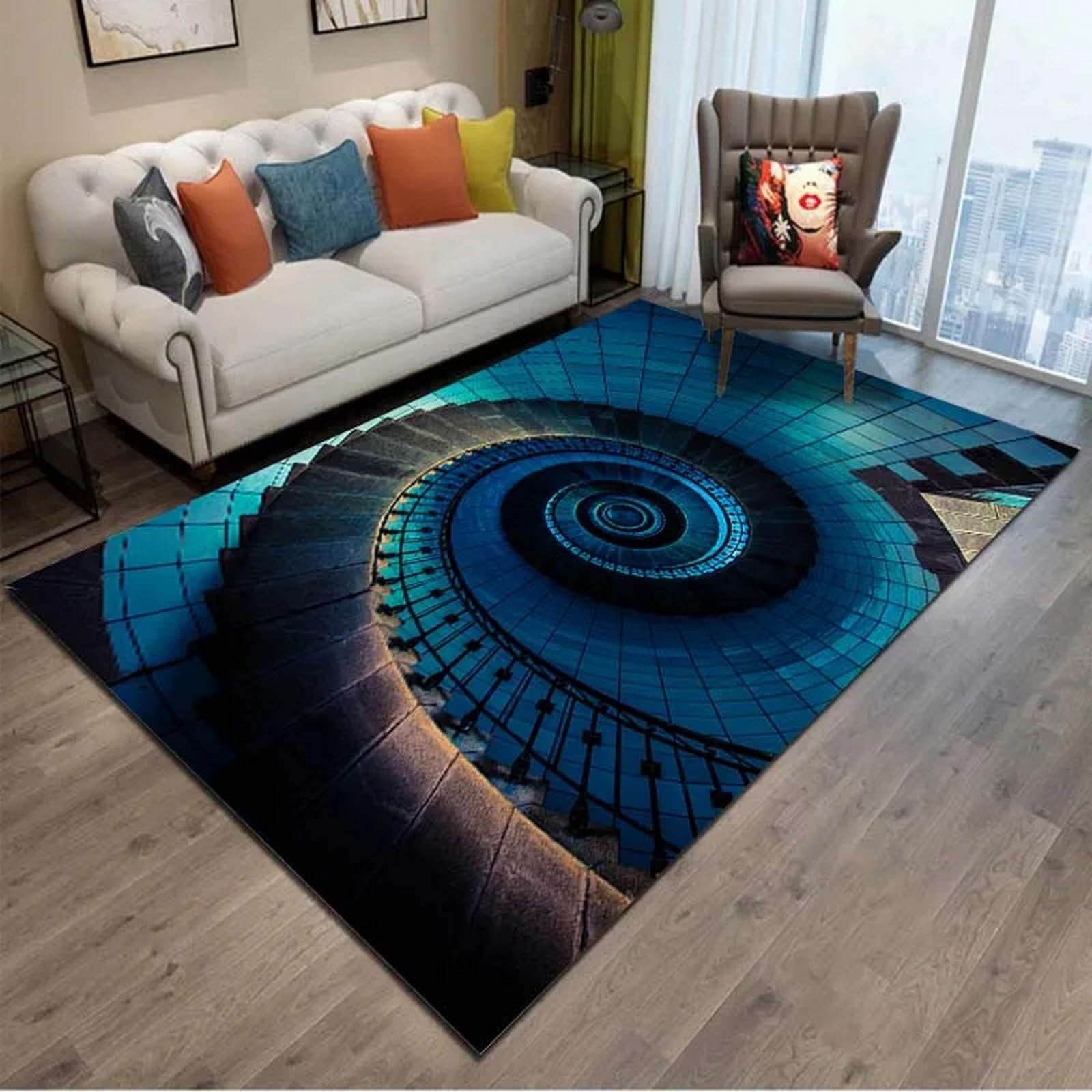 Tapis de sol antidérapant grand format et soft pour couloir et salon
