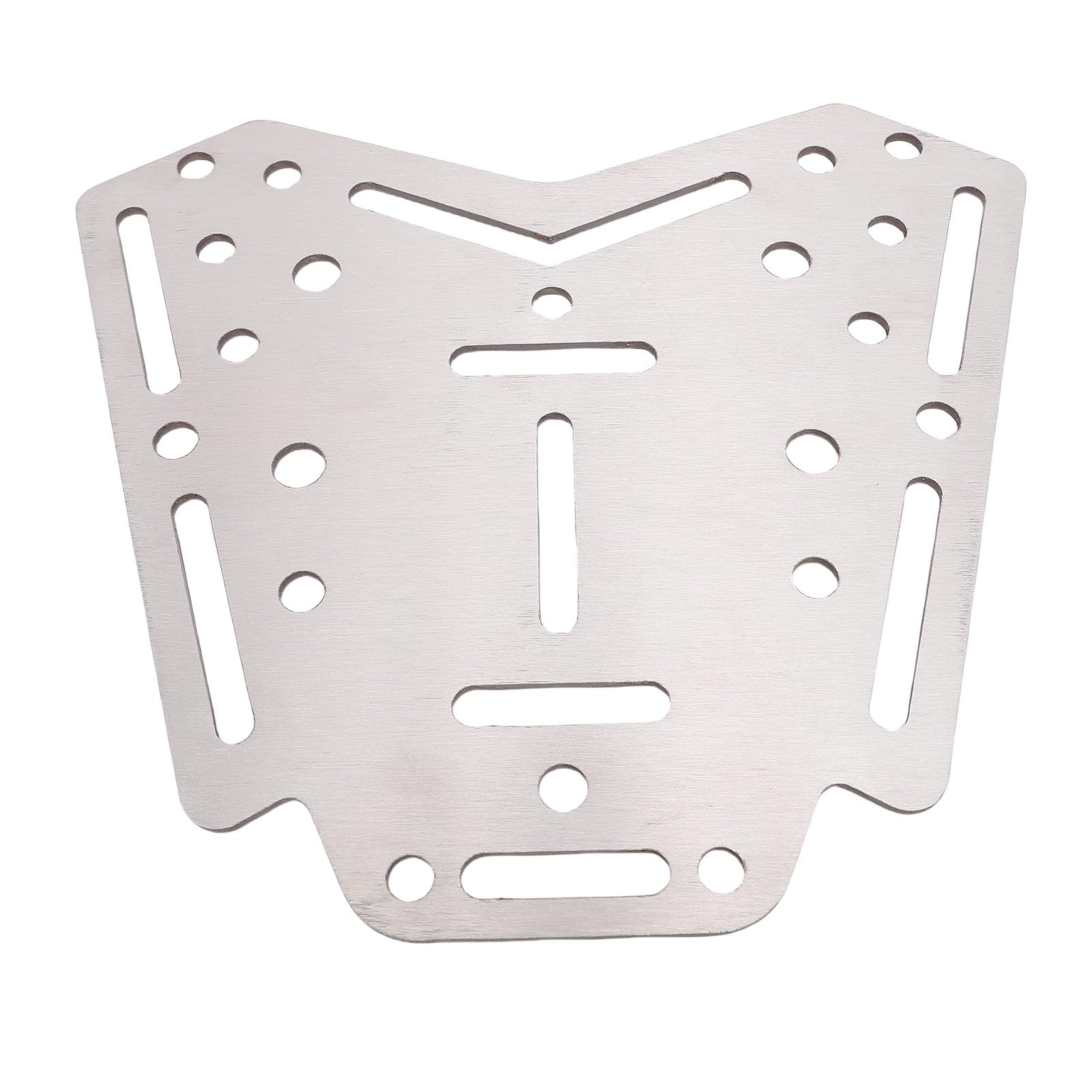 Portapacchi Posteriore per Moto, in Acciaio Inox, Portapacchi, Supporto per Bauletto, Staffa di Supporto di Ricambio per Zontes 310M 350D X310 350X 368D 368M 368D 368M per Bagagli a Moto.