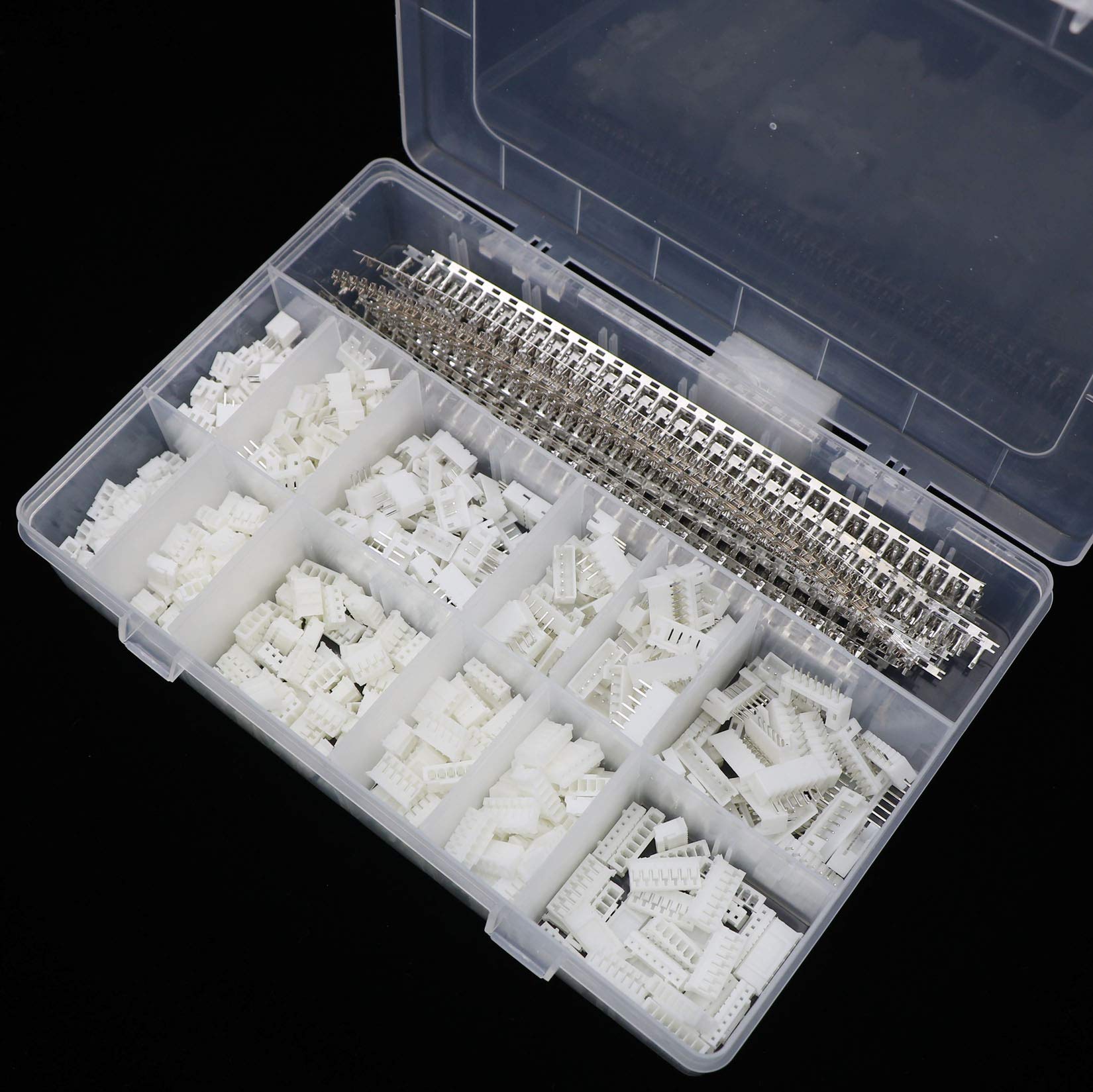 1470 Pieces 2.0mm JSTPH JST Connector Kit. 2.0mm Pitch Female Pin