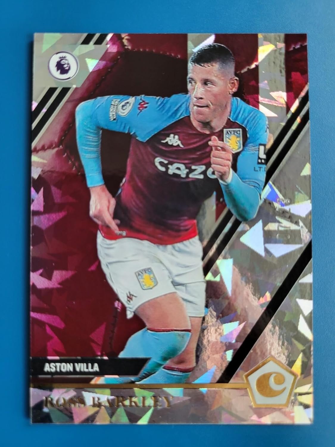 Ross Barkley 2020-21 CHRONICLES PREMIER ICE CRYSTALS #D 07/23 ASTON VILLA! - Football Cards