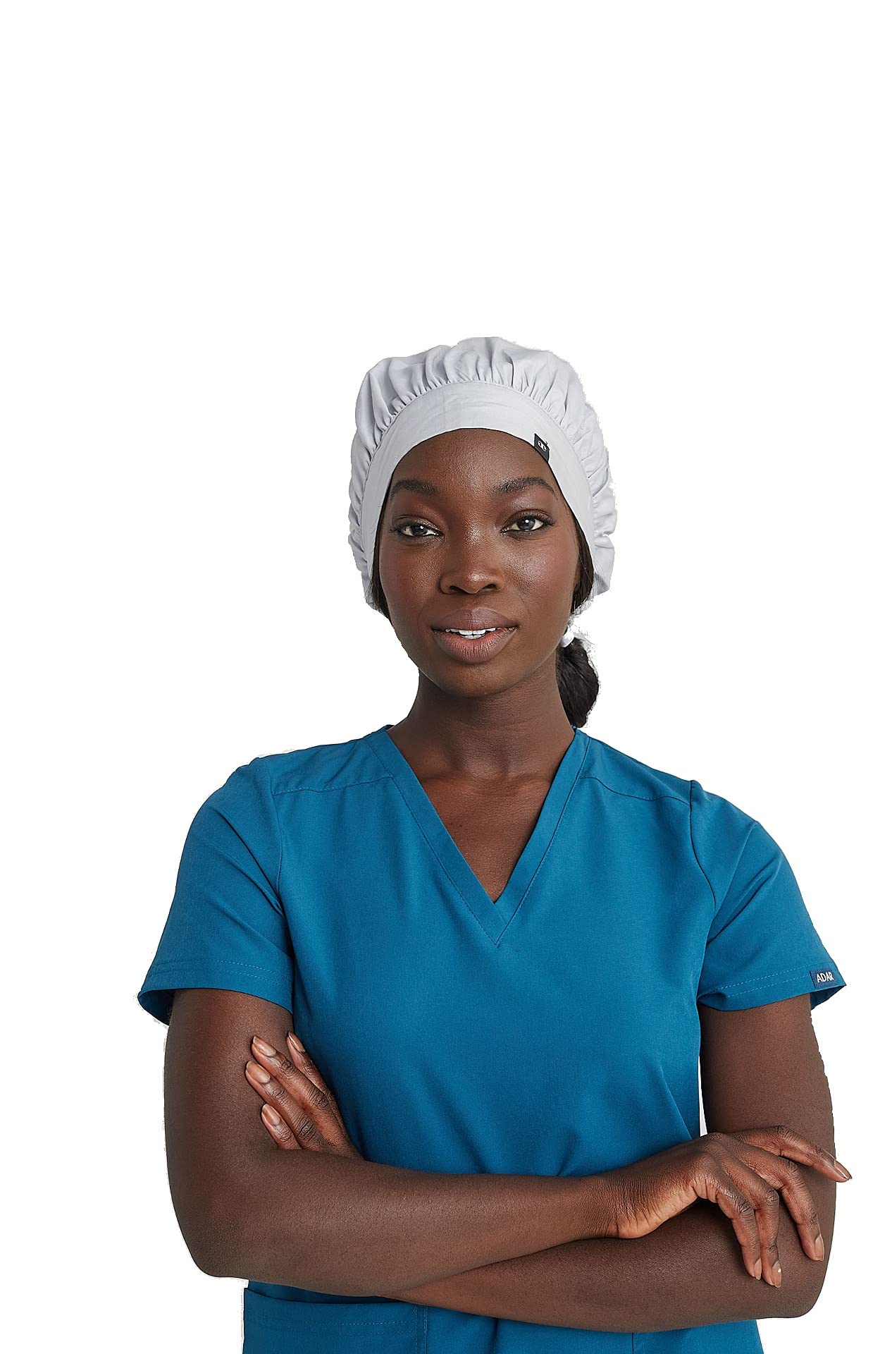 Grace Eleyae GE Women's Adjustable Scrub Cap Medical Surgical Working Nurse Hat, Gray