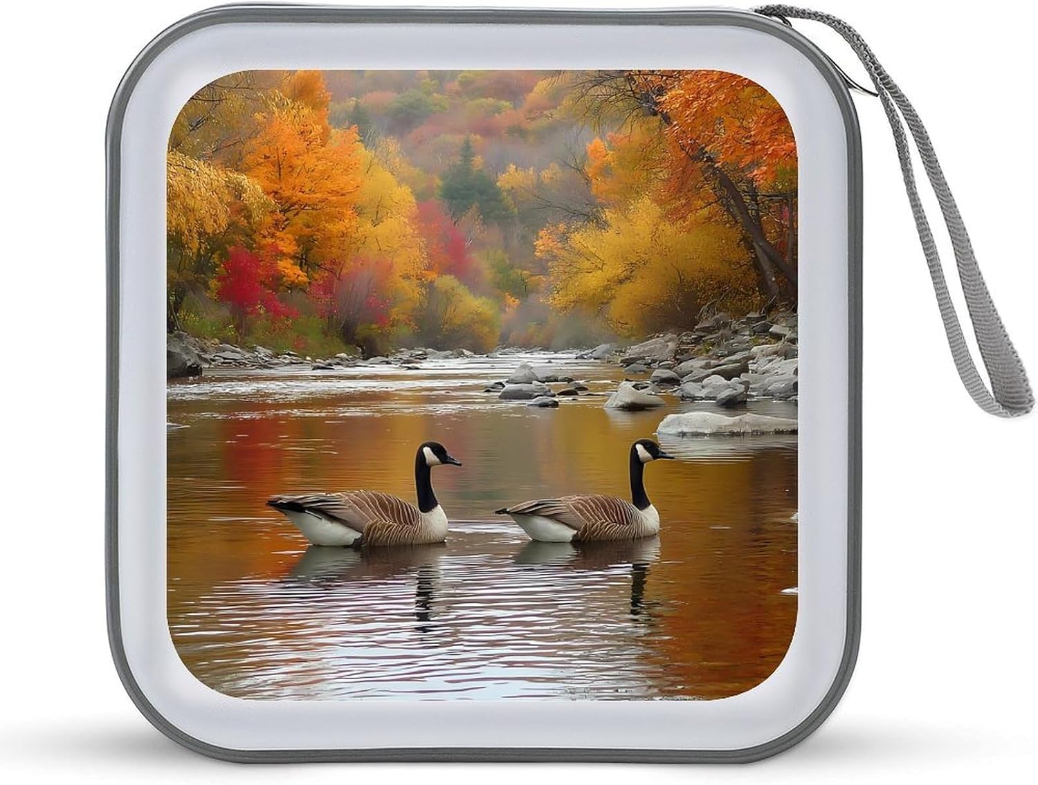 Canada Canadian Goose CD Case Portable DVD Holder Storage Organizer for Home Travel