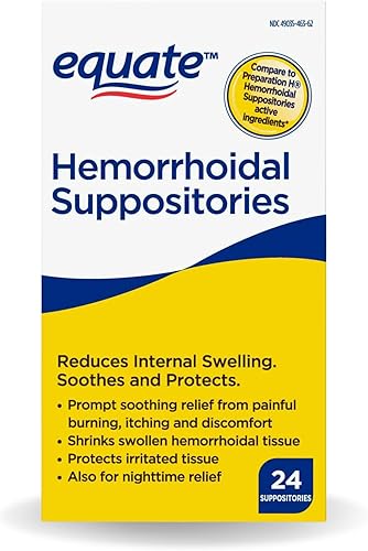 VENANCIO'S SHOP 'Equate supositorios hemorroidales (24 unidades)