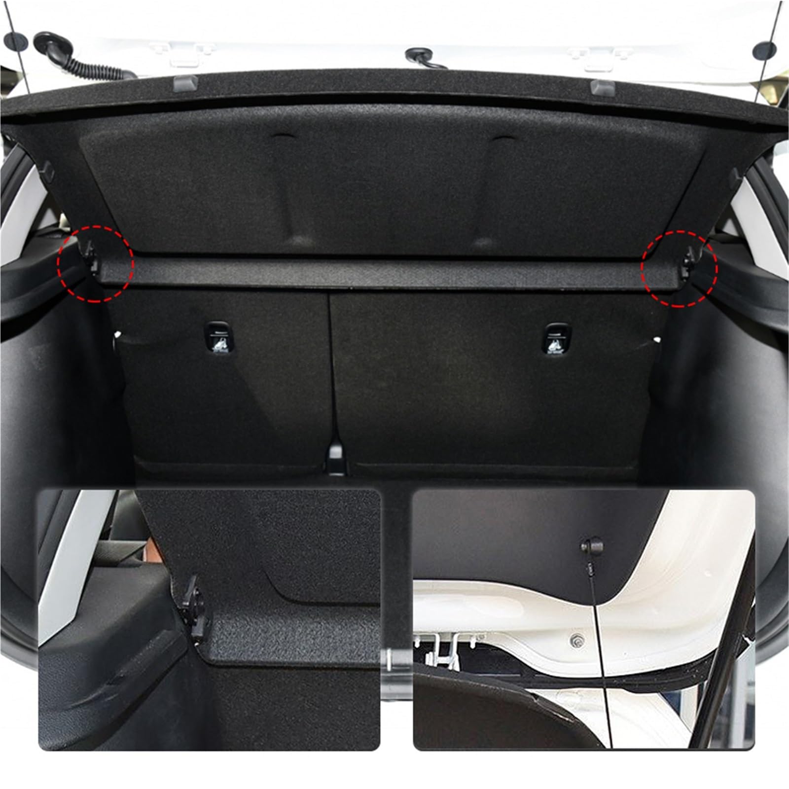 Nicht Versenkbare Trunk Cargo Cover Paket Rack Shield Für Kia Für KX Für Cross 2017 2018 2019 Gepäckraumabdeckung