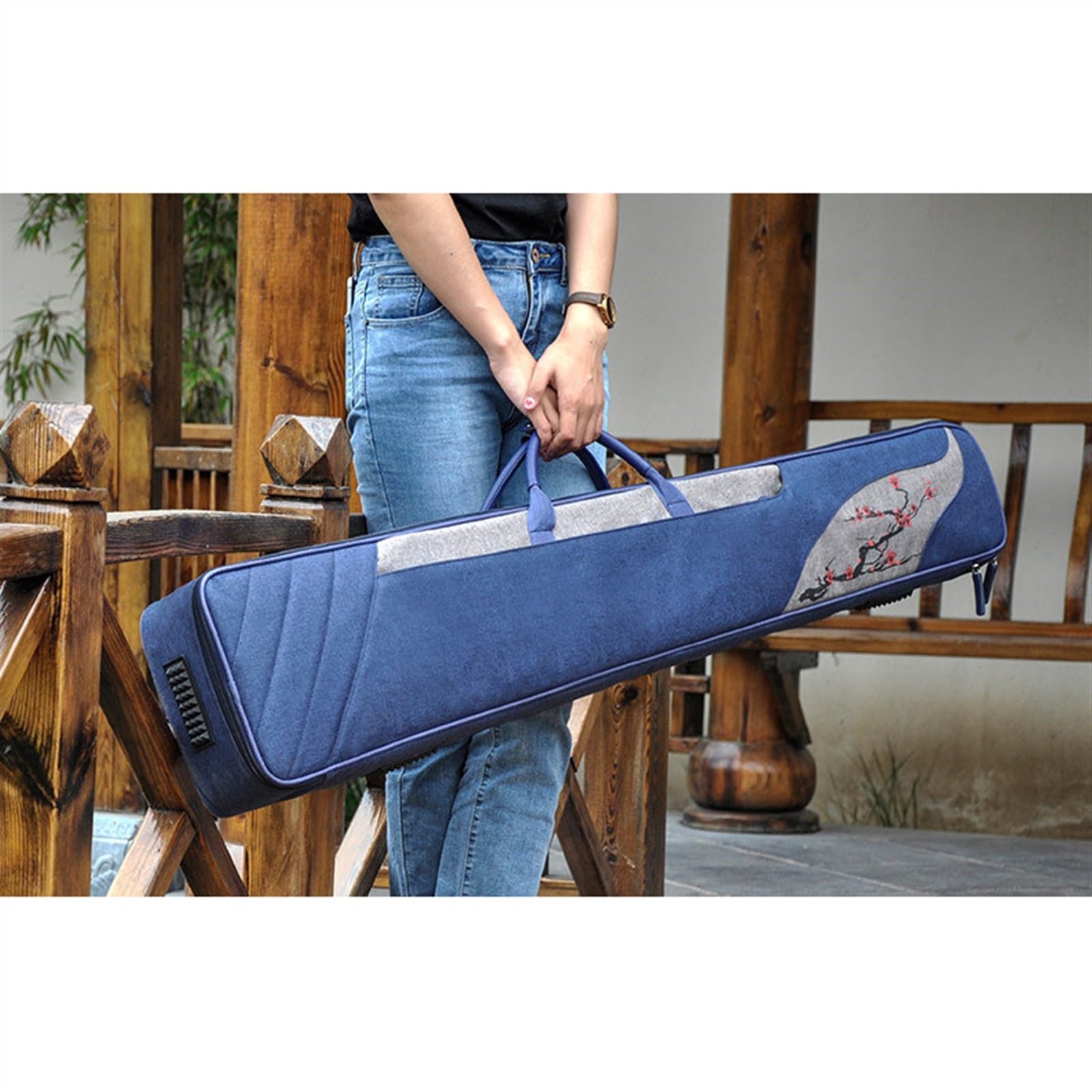 Amazon | 7 弦古い桐古琴 大人/初心者の練習用手作り古琴 バッグ付き