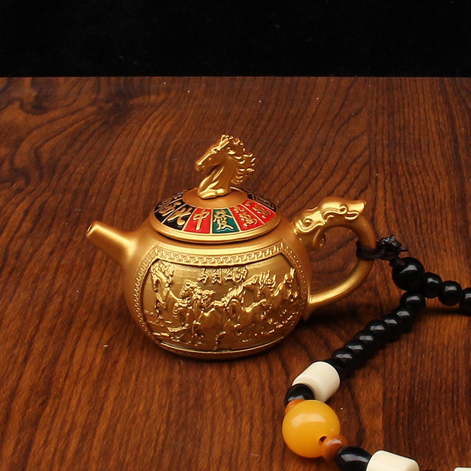 NBKLSWSUI Handmade Brass Handicraft Sculpture For Men's Office Desk&man Cave Vintage Decor Unique Feng Shui, 3