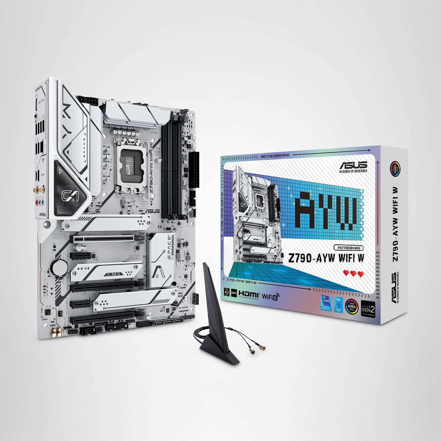 Amazon | ASUS Z790-AYW WIFI W intel 第14・13・12世代 CPU対応