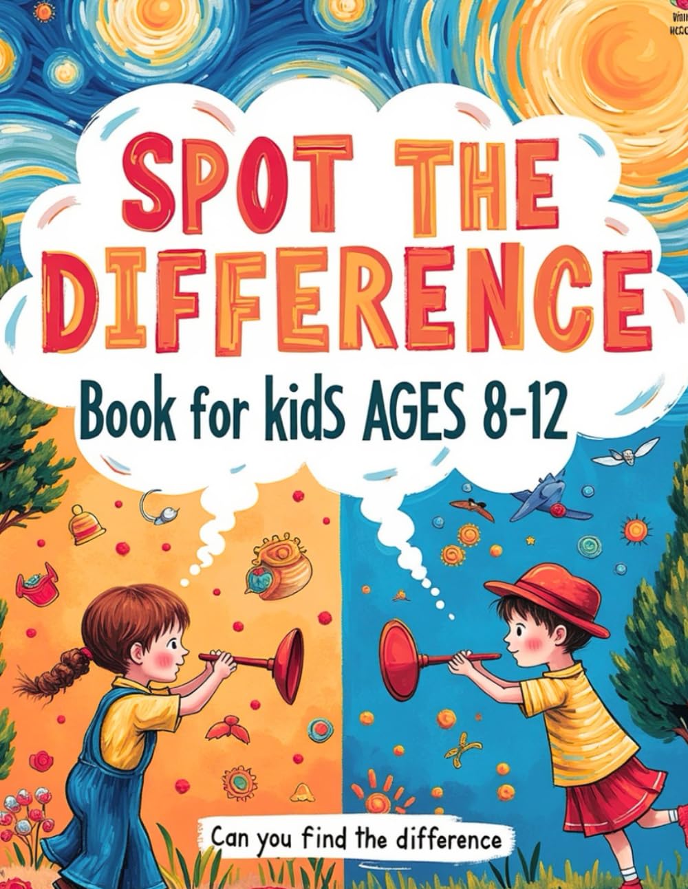 spot the difference book for kids ages 8-12: Including answers Amazing Animal Picture Puzzle Book with Spot-the-Difference Challenges for Kids 8–12 with 110 pages
