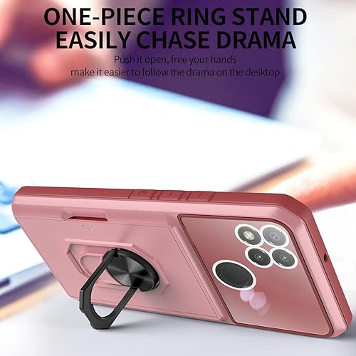 Miniatura 5 de Asuwish Funda de teléfono para Xiaomi Redmi 10ARedme 9C Cubierta de crédito Slim Ring Card Holder Stand Cell Accesorios Redmi10A A10 Redmi9C C9