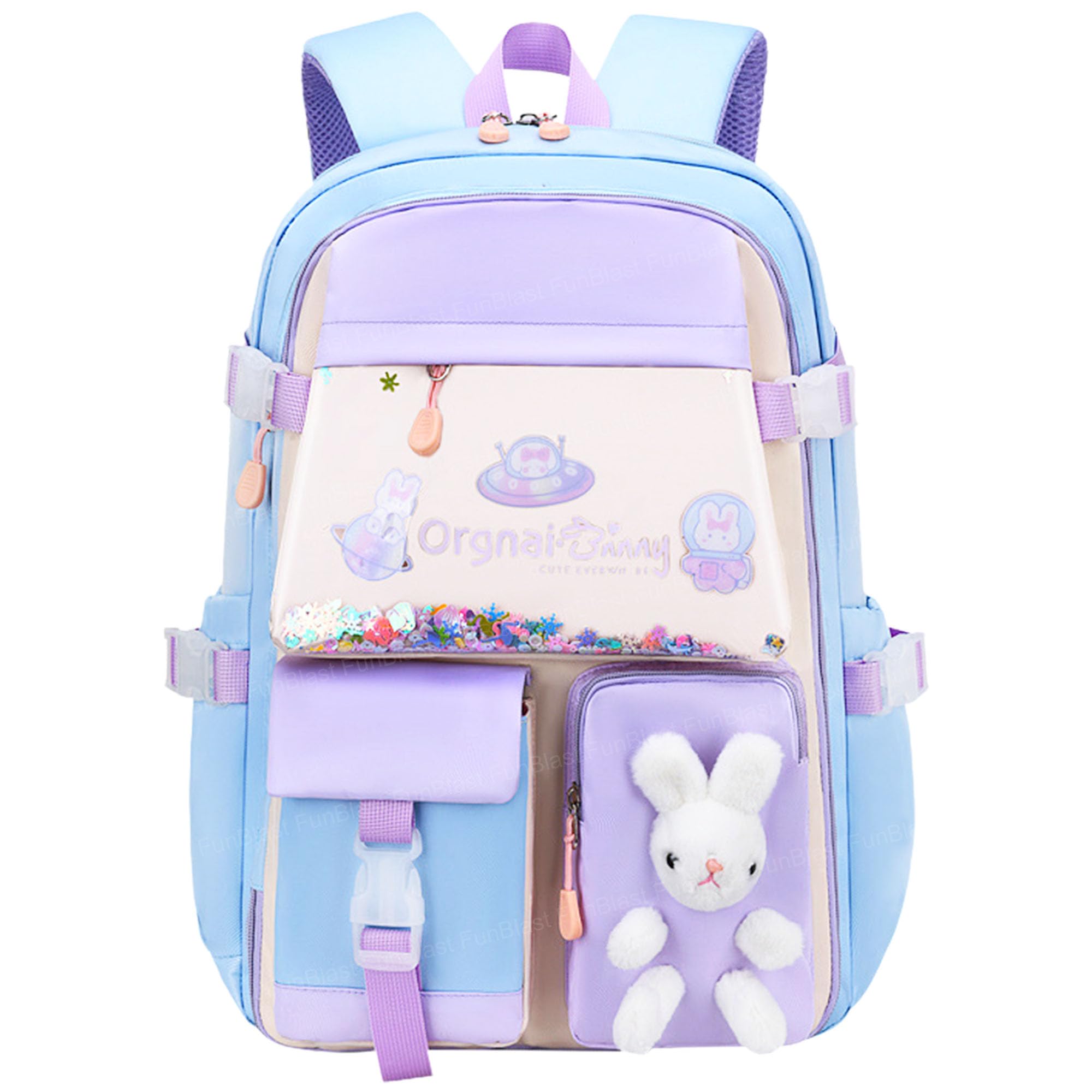 funblast School Bag for Girls – 22L Lightweight Kawaii Backpack with Multiple Compartments & Comfortable Straps | Stylish School Backpack (42 x 30 x 18 cm)-picture-42