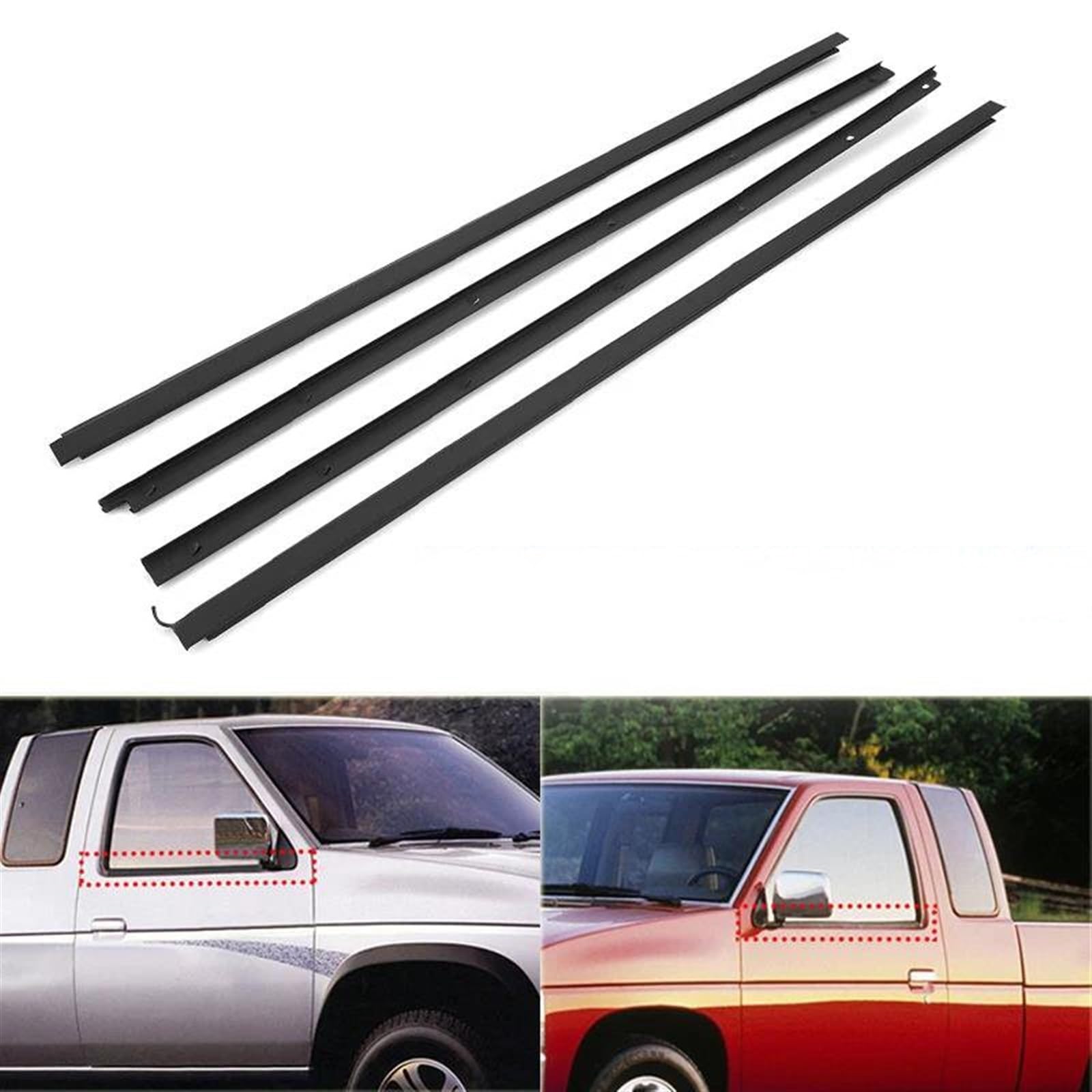 1986-1997 Compatible with Nissan Hardbody Navara D21 Window Glass Seals