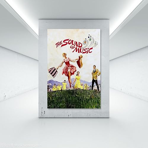 Miniatura 7 de Póster de película musical vintage The Sound Of Musical, lienzo de los años 90, arte de pared, póster estético, 24 x 36 pulgadas (23.6 x 35.4 in)