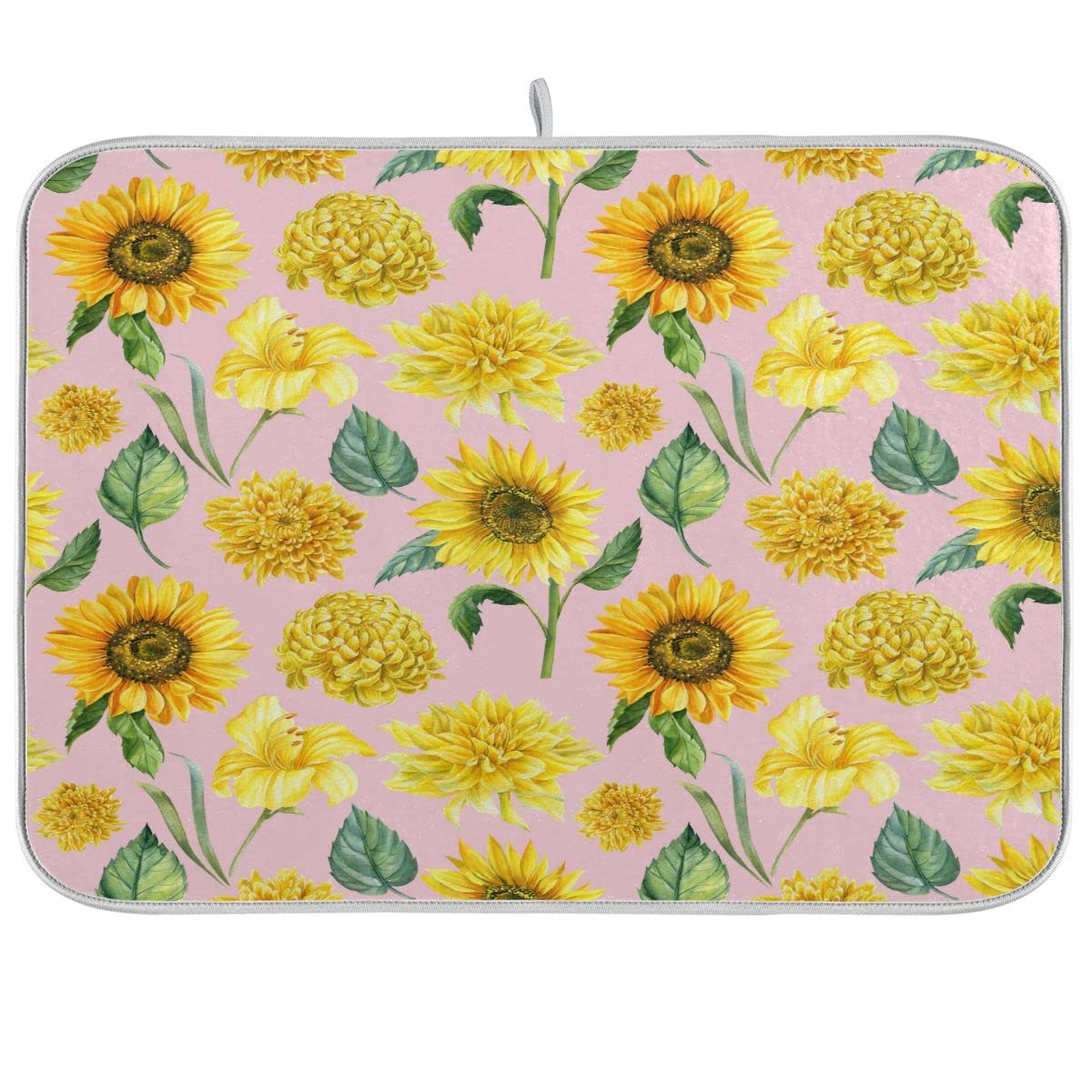 Pietra Cucina Piatto Asciugatura Mat Assorbente Acqua Dinnerware Pad Protettivo Uso Doppio Lato Piatti Rack Mat 45,7x61 cm Pietra