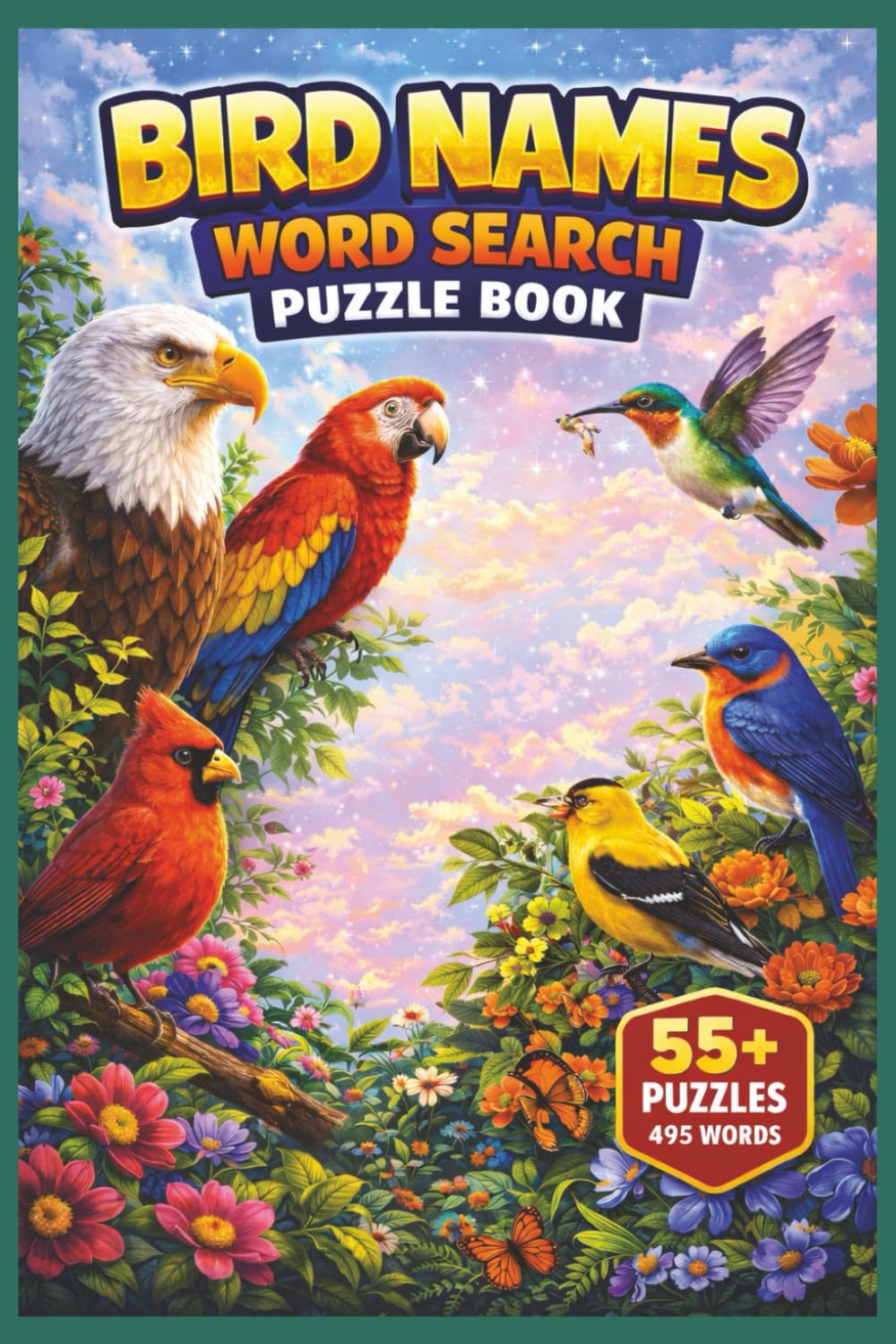 Bird Names Word Search Puzzle Book
