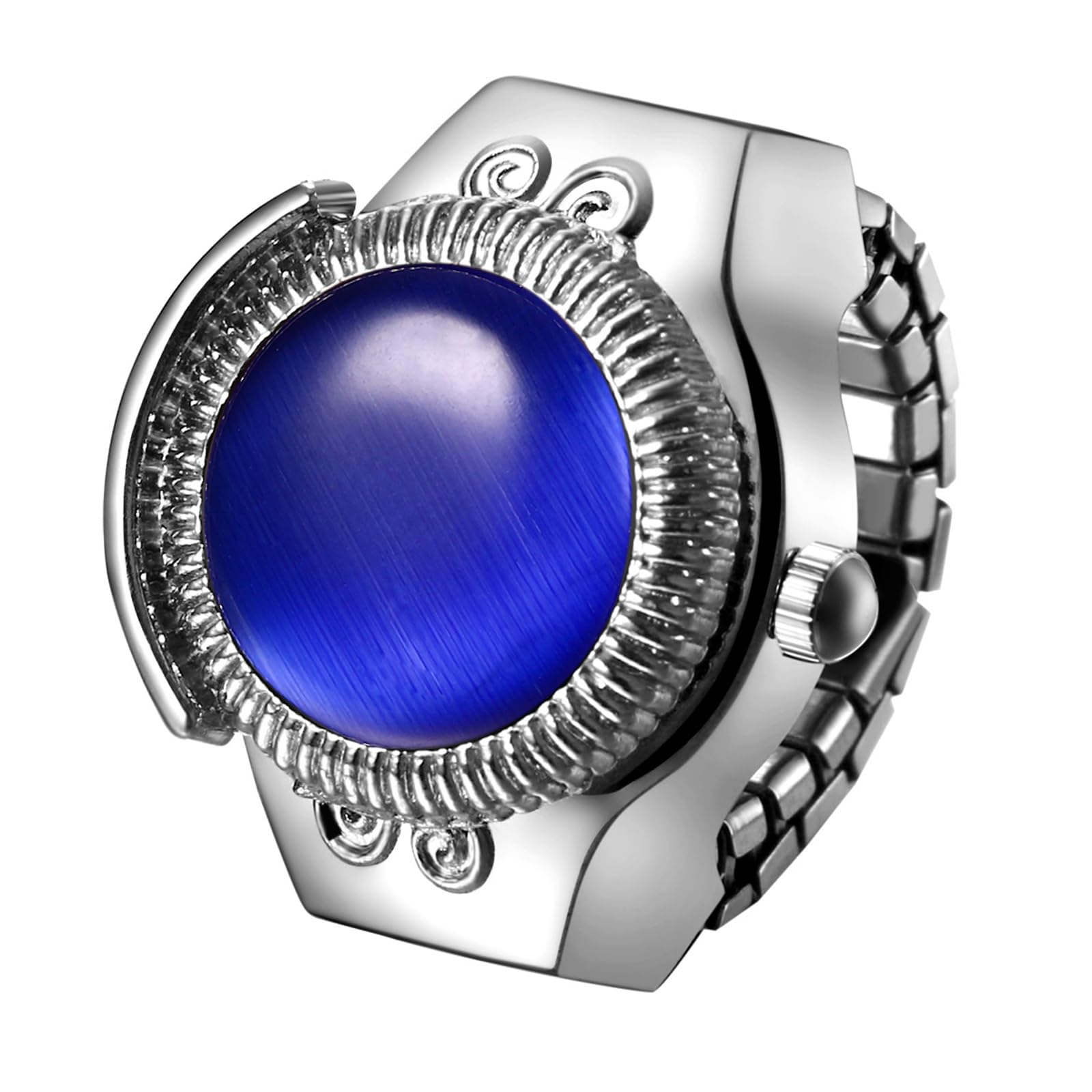JewelryWe Herrenuhr Edelstahl Leuchtende Uhren: 30m Wasserdi