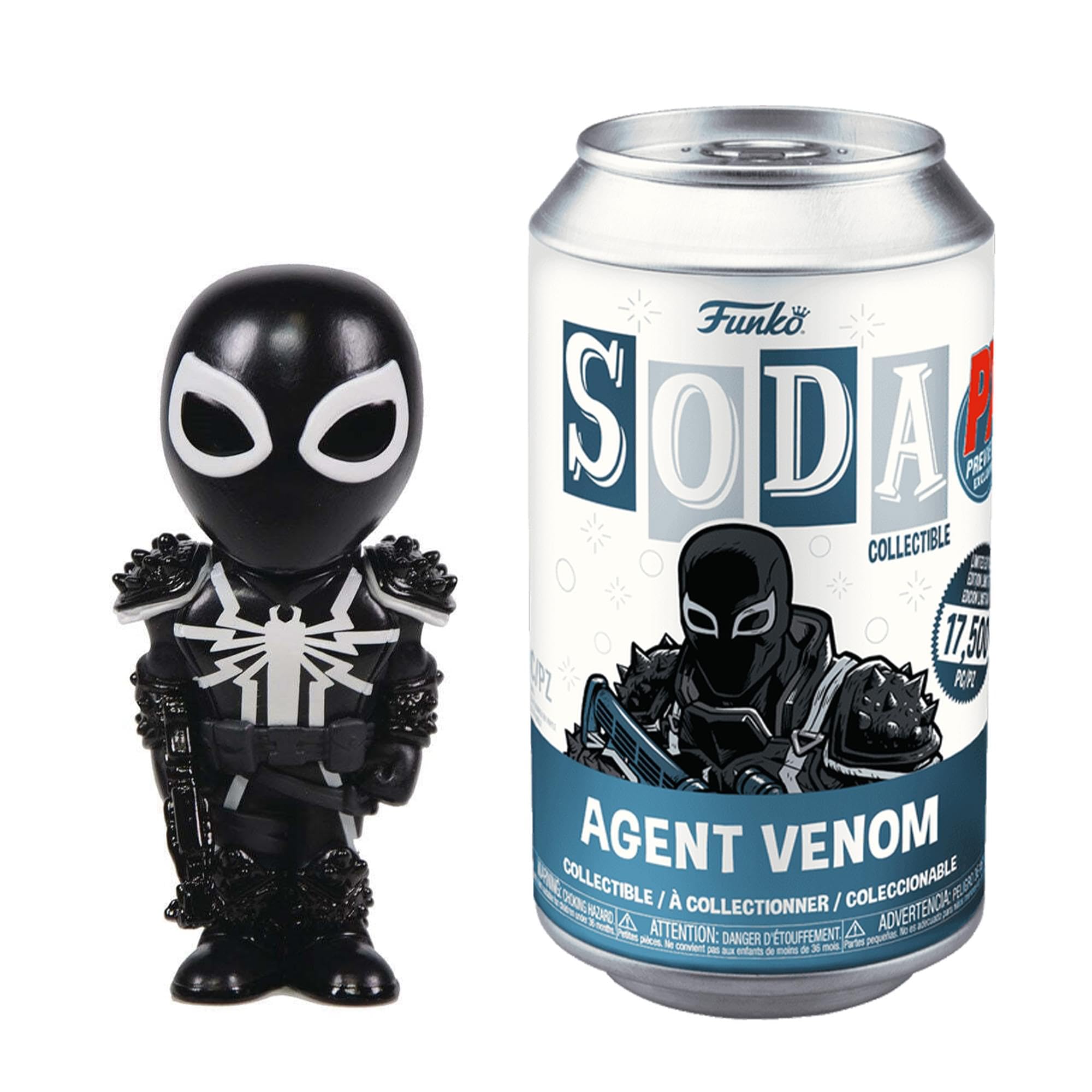 San Diego Previews Exclusive 2023 Vinyl Soda: Agent Venom with Chase PX Vinyl Figure