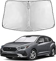 Vista 196 de EcoNour Parasol para Subaru Crosstrek 2013-2015 2016 2017, visera solar para parabrisas delantero y ventana, bloqueador de calor UV y protector