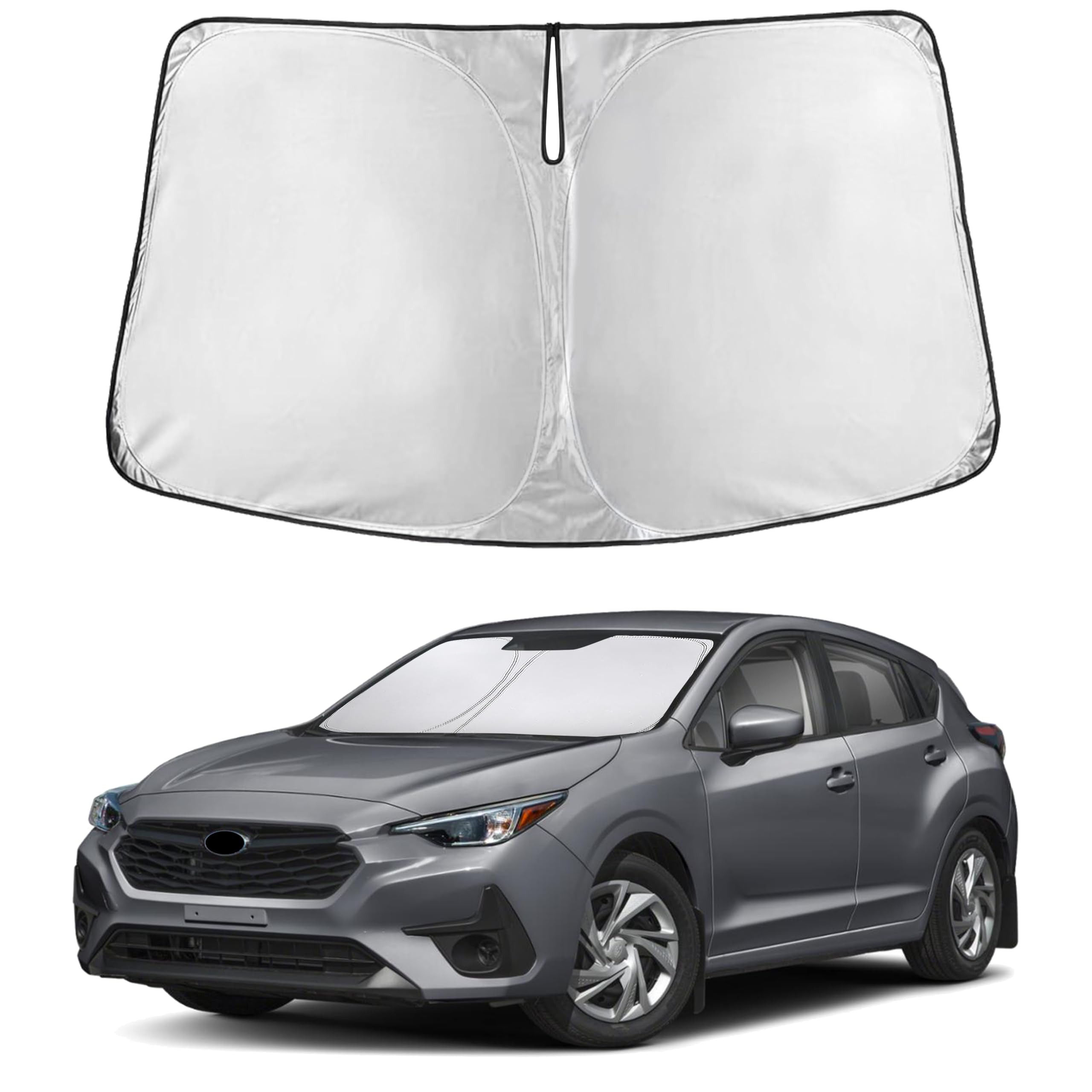 EcoNour Windshield Sun Shade Compatible for Subaru Impreza 2015– 2024 2025