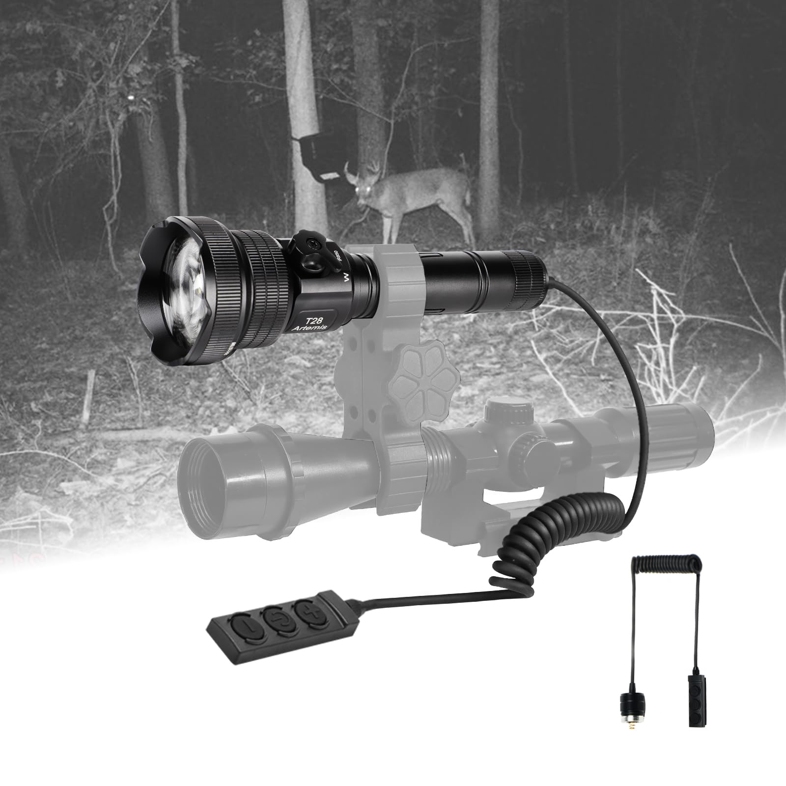 Amazon.com: Brinyte T28 Flashlight IR Illuminator for Night Vision