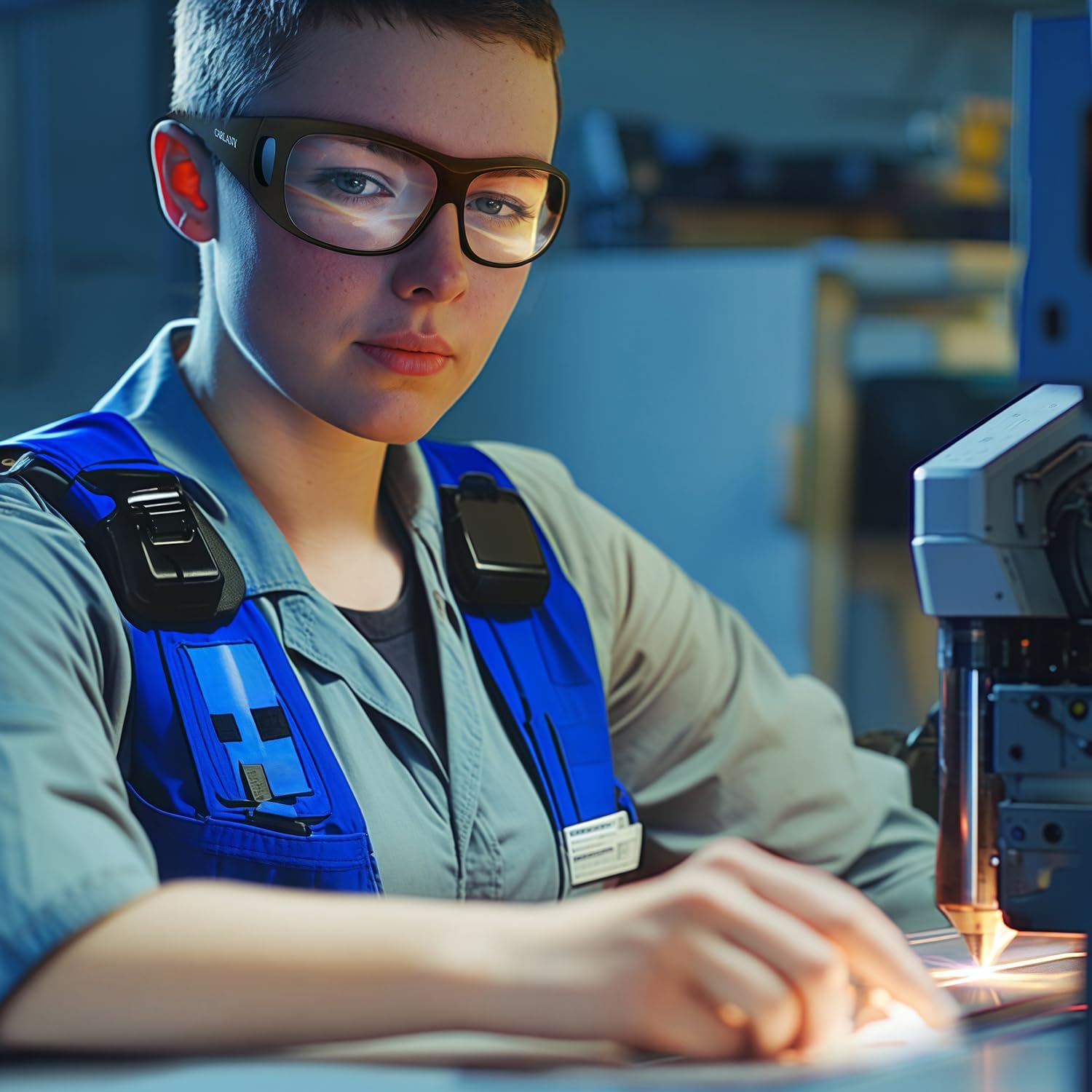 CO2 Laser Eye Protection Glasses, 9000nm-11000nm / 10600nm Wavelength Safety Protective Goggles OD 5+, Filtering Technology by Way of Absorption Safety Goggles for Laser Cutting and Engraving - Image 6