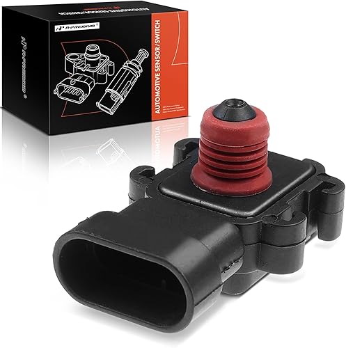 A-Premium Sensor de mapa de presión absoluta del colector 12614973 16187556 12569240 Compatible con Chevy Buick Cadillac GMC - Vehículos 1995-2011 -