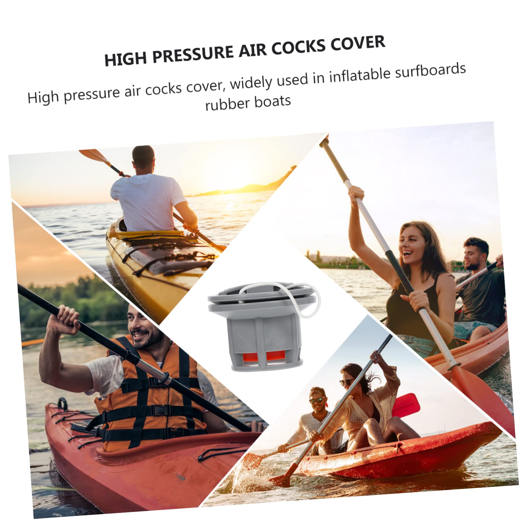 Hemobllo adattatore per pompa ad aria valvola della barca sostituzione inflatable gonfiabile adattatori per valvole gonfiabili adattatore valvole aria Protezione ambientale in pvc