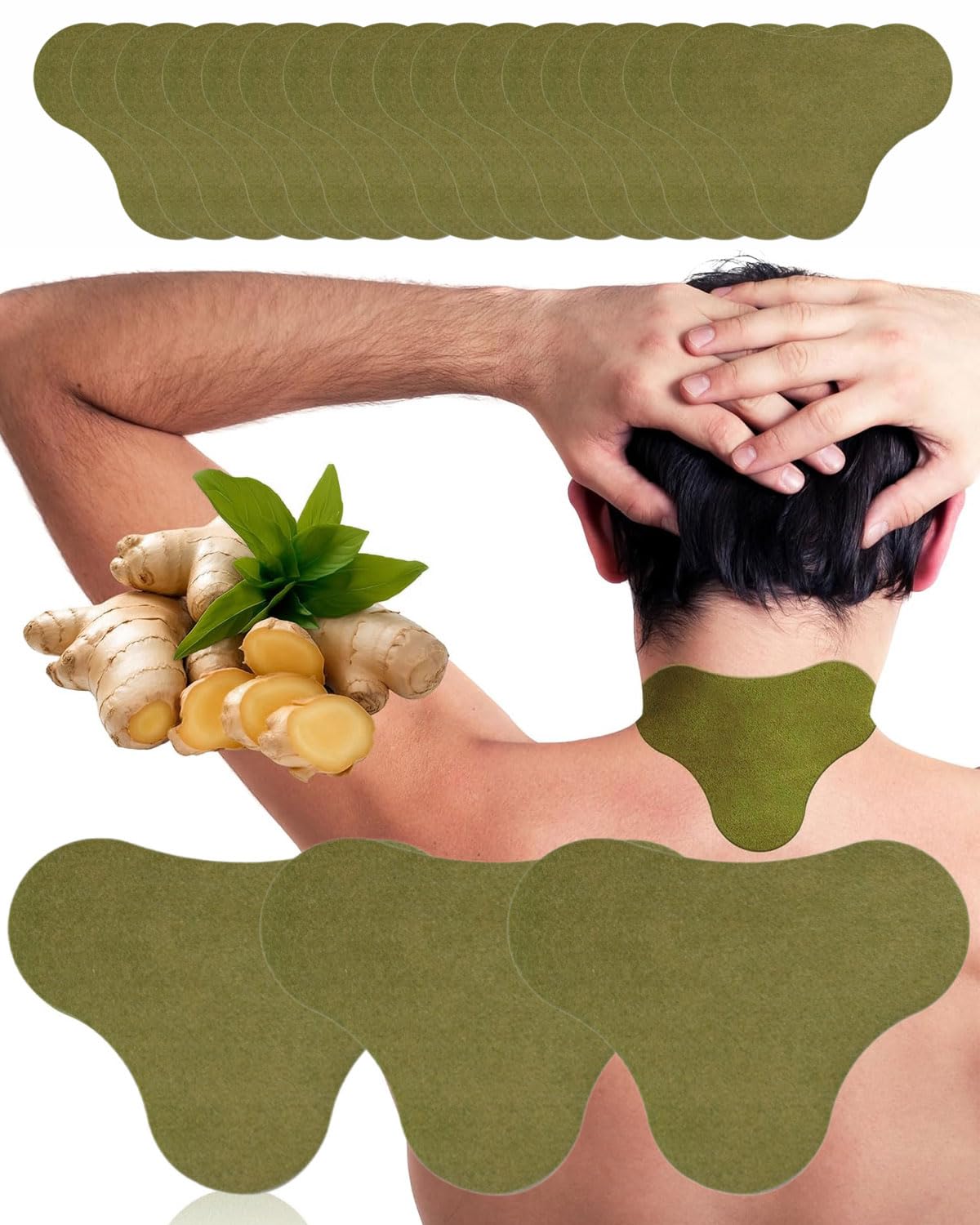 GRETY 36 Pezzi Cerotti Autoriscaldanti, Patch Riscaldanti Naturali per Schiena Collo Spalle, Confortevoli e Traspiranti, Calore Prolungato per Rilassare Muscoli e Sciogliere Tensioni