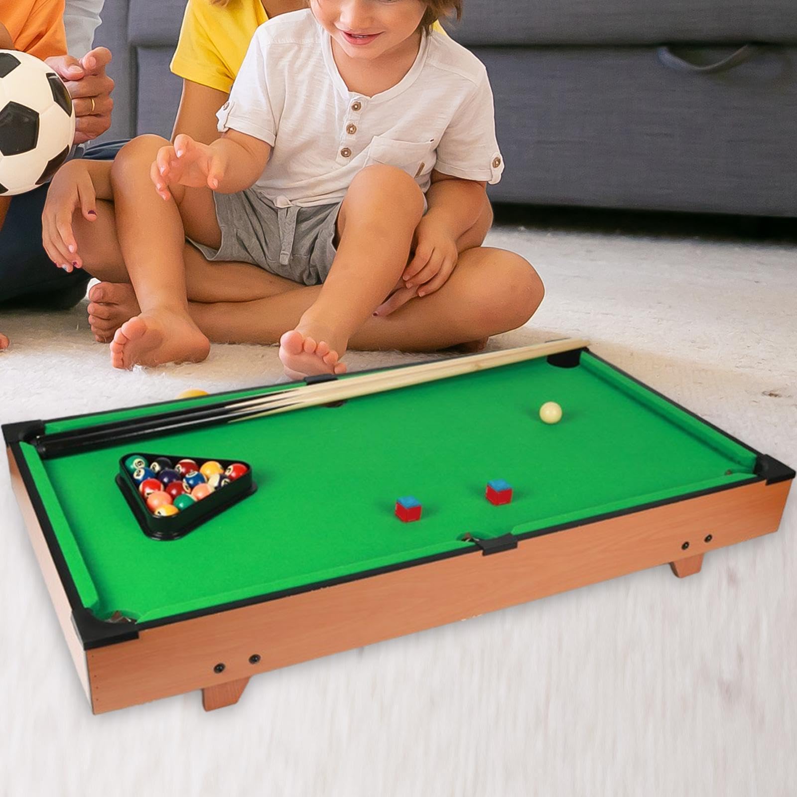 Table de Billard de Bureau avec Support Triangulaire, idéale pour
