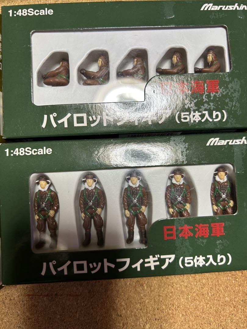 マルシン　日本陸海軍パイロット　整備兵フィギュア マルシン日本陸海軍パイロット整備兵フィギュア