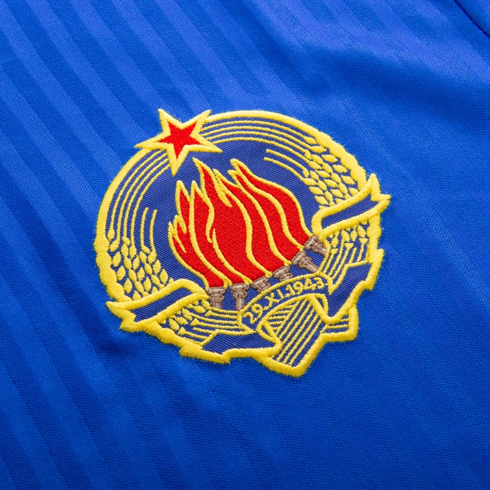 Copa - Yugoslavia 1990 - Camiseta de fútbol Retro - Hombre - Azul