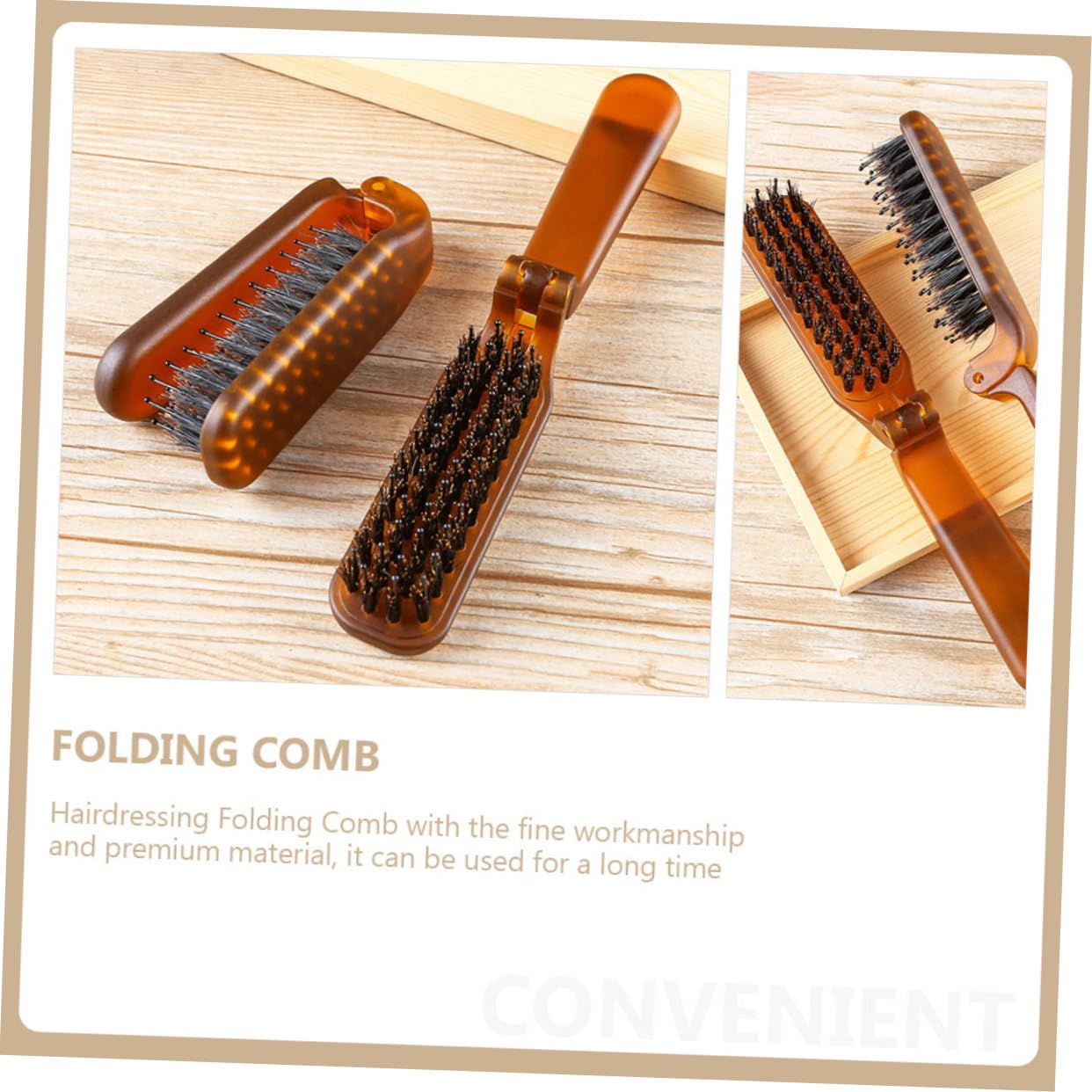 FRCOLOR 6stücke Faltbare Reisehaarbürste Mit Massageborsten Kompakte Haarbürste Für Und Für Unterwegs Und Praktische Haarkämme Für Und Lockiges Haar