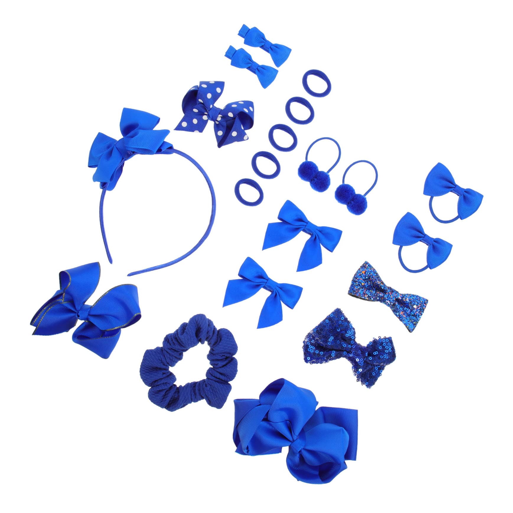 minkissy 60 Pz Forcina Elastici Per Ragazze Fiocco Di Diademi Per Ragazze Fermagli Per Con Fiocco Elastici Nastro Ferro Da Stiro Elasticità Bambino