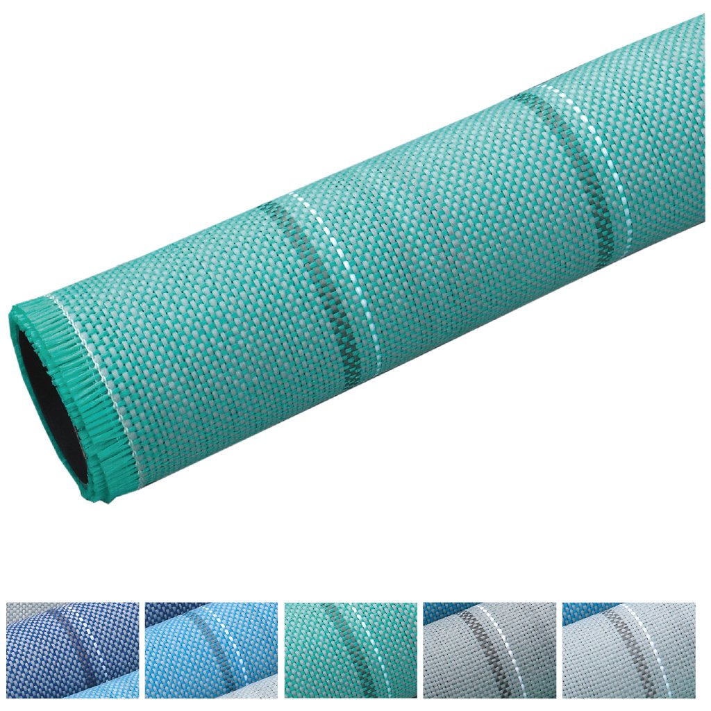 Bestlivings Koc piknikowy, dywan do przedsionka namiotu, mata kempingowa rozmiar: 500 x 250 cm, do wyboru: zielony – turkusowy