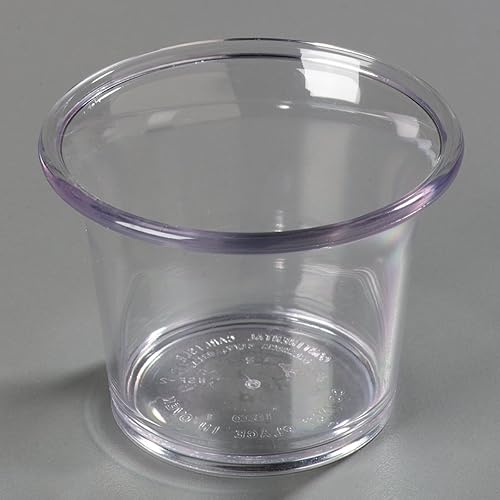 Miniatura 9 de Carlisle FoodService Products 250007 SAN Classic Sauce Cup, capacidad de 2.5 onzas, transparente (caja de 72)