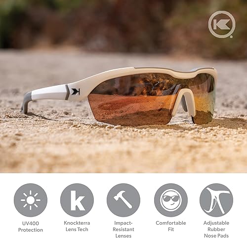 Miniatura 2 de Knockaround Kinetics Sport Sunglasses for Men & Women - Wraparound Sunglasses - UV400 Protection - Running, Golf, Baseball