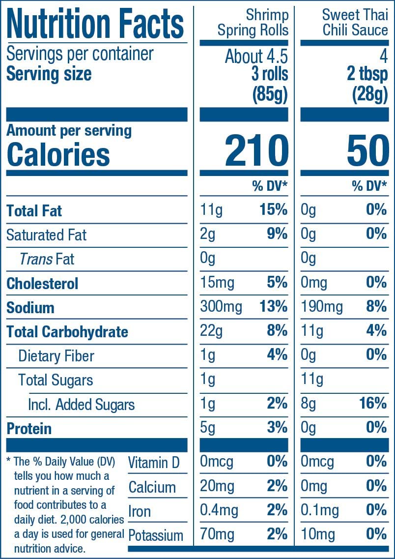 SeaPak Frozen Meals - Shrimp Spring Rolls with Sweet Chili Sauce Easy to Bake Frozen Appetizers for Parties — view 10