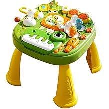 Musical Learning Table, Educational Toys for Boys, Toys for Girls Ages 3+, Dinosaur Toy for Kids, Learning Musical Toys, Interactive Kids Table for and Children